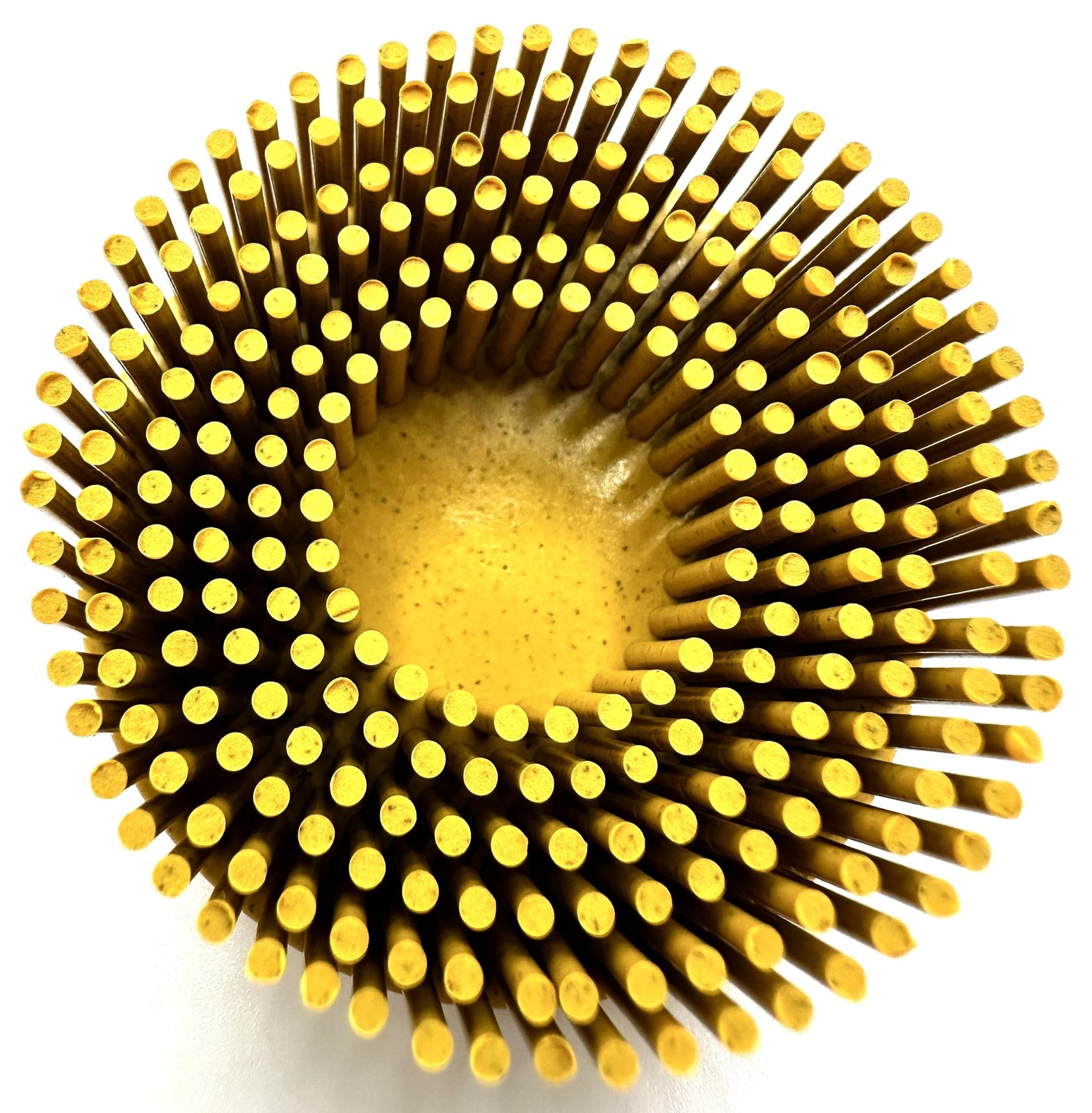 Pro-Graad 10 Pack 2″ 80 Grit Yellow R-Type Bristle Disc | Ceramic-Aluminum Ox…