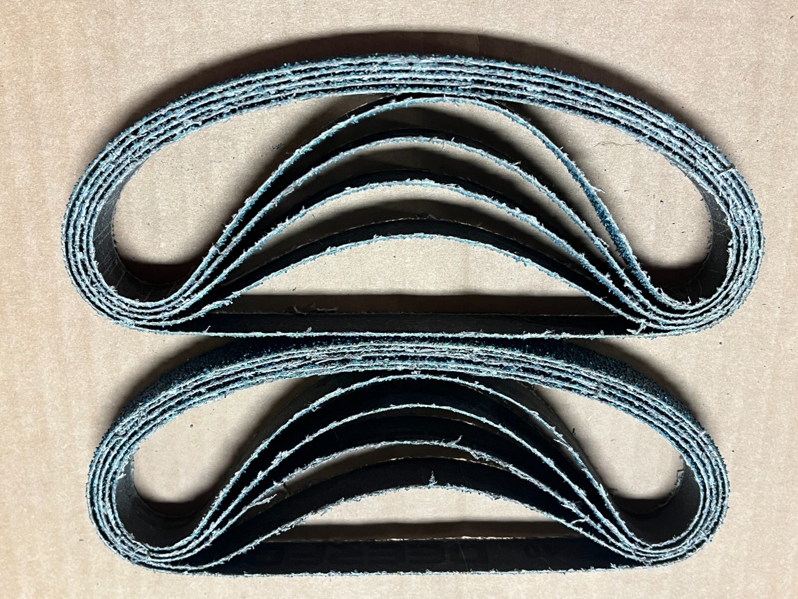 1/2″ X 18″ PREMIUM ZIRCONIA AIR FILE SANDING BELTS! 40 PACK !- 40 GRIT