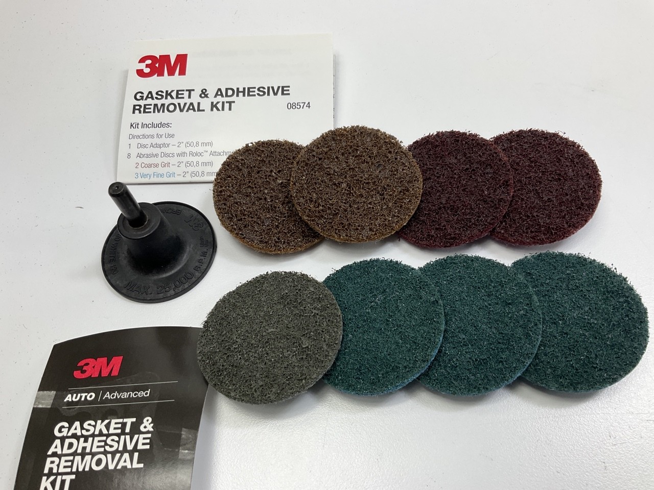 3M 08574 Roloc Gasket And Adhesive Removal Disc Kit – Remove Old Gasket Adhesive