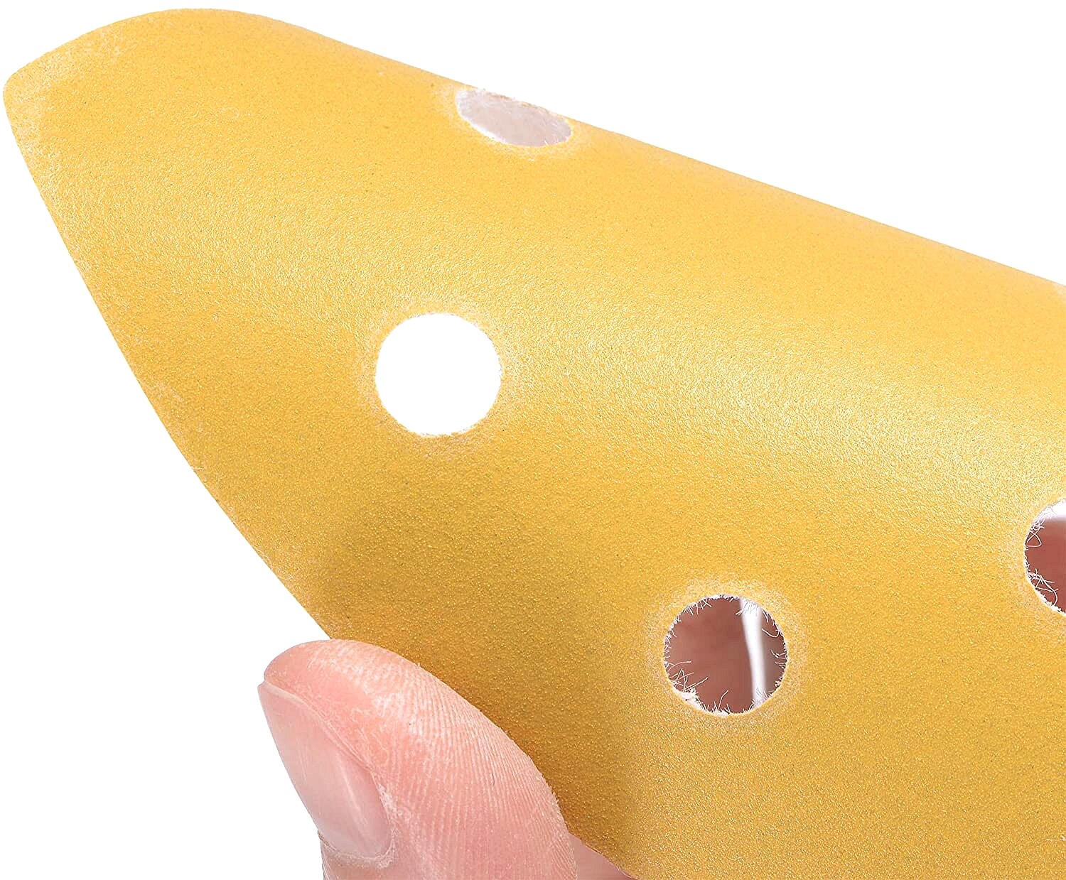 48PCS 93mm Triangle Mouse Sanding Sheets 6Hole AO Hook&Loop 60-320 Grit For Wood