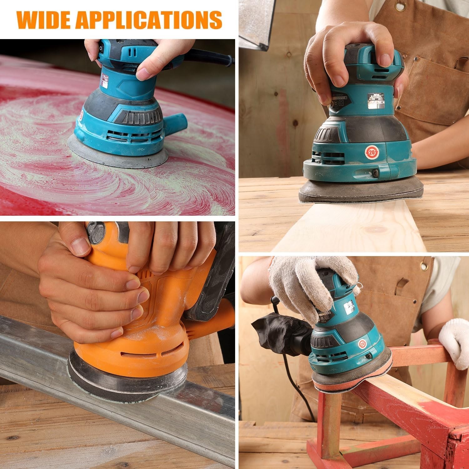 100Pcs Wet Dry Sandpaper Discs | 320-10000 Grit Assortment