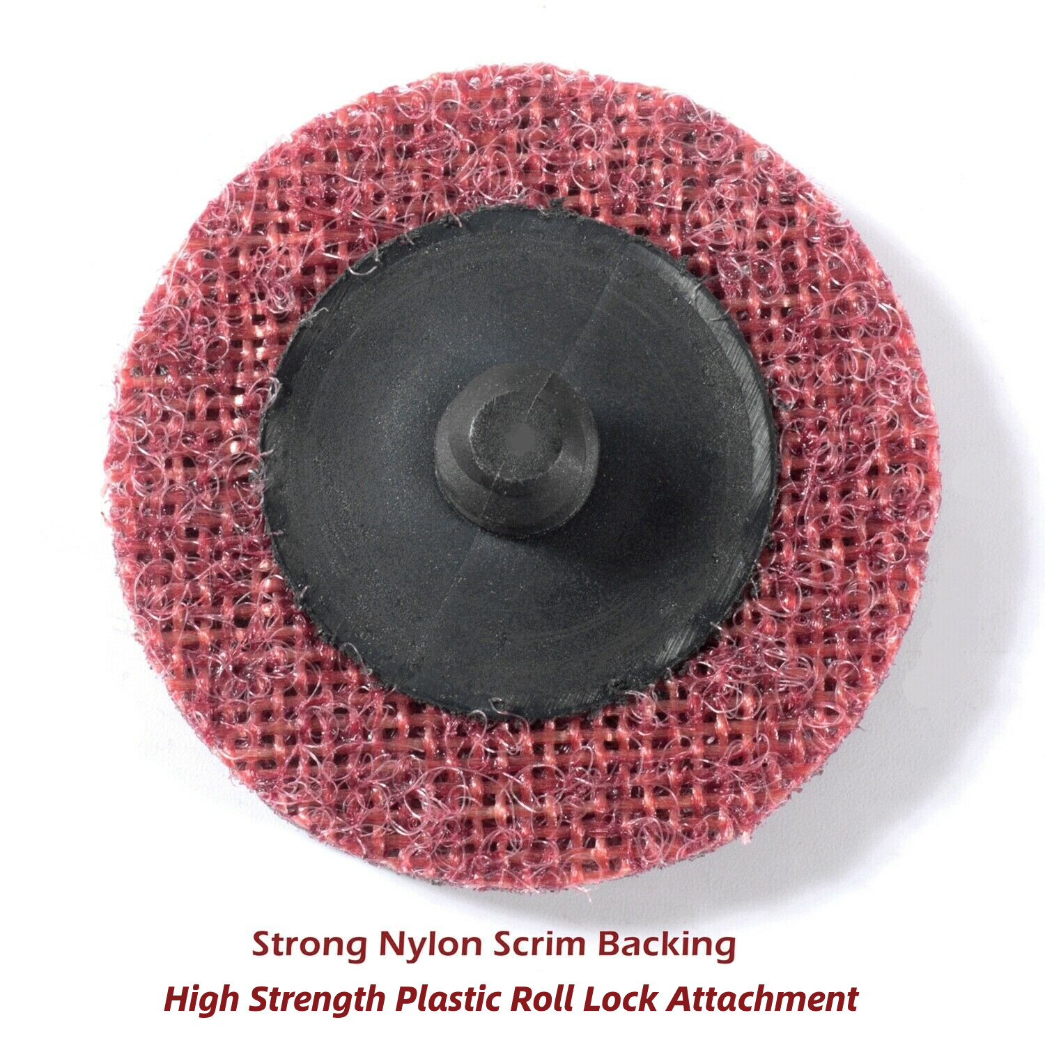 50PCS 2 inch Medium Surface Conditioning Roll Lock Sanding Discs for Die Grinder
