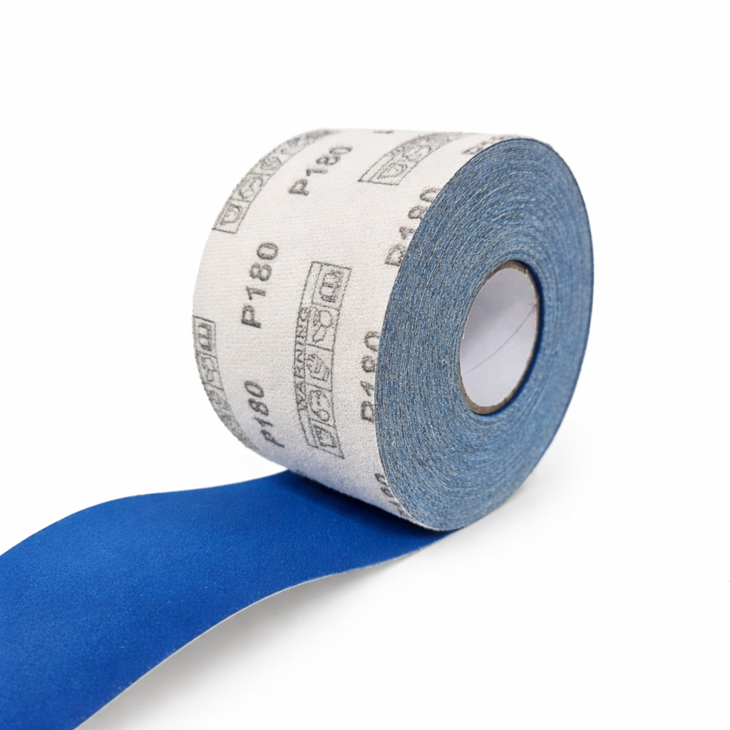 Ceramic No-Hole Sandpaper Rolls Sand Abrasive Sanding 2.75in x 20 Yard – Blue