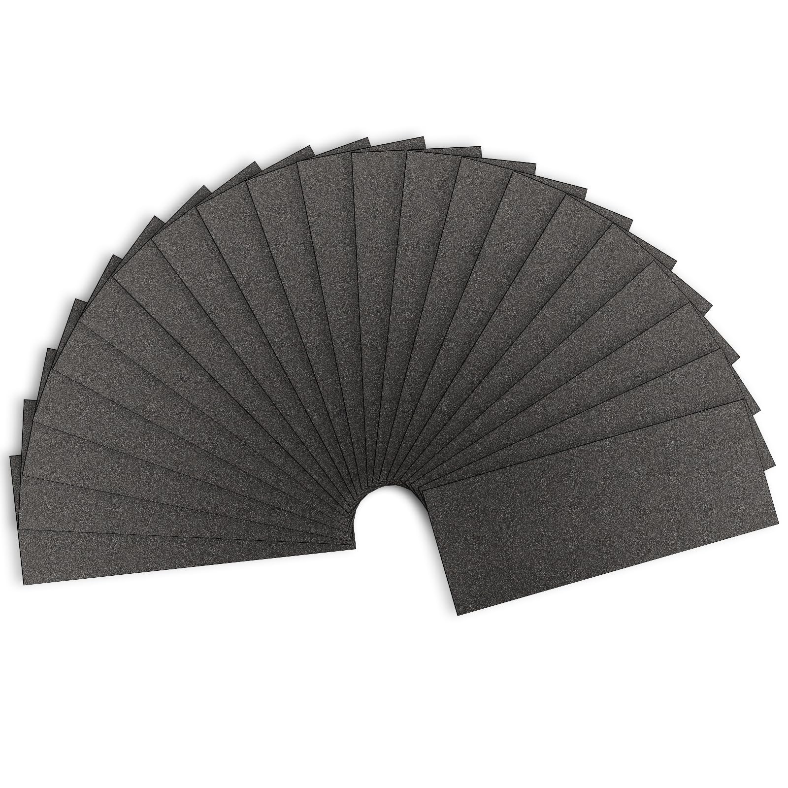 Sandpaper 120 Grit, Wet Dry Sanding Sheets 9 x 3.6 Inch for Wood Furniture Fi…