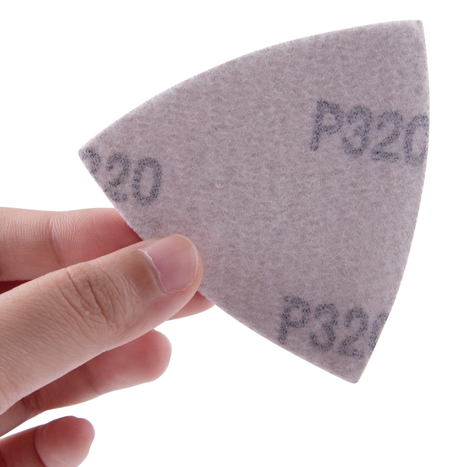 AUSTOR 100 Pieces Triangle Sanding Pads Triangular Sandpaper Sanding Sheets Fit