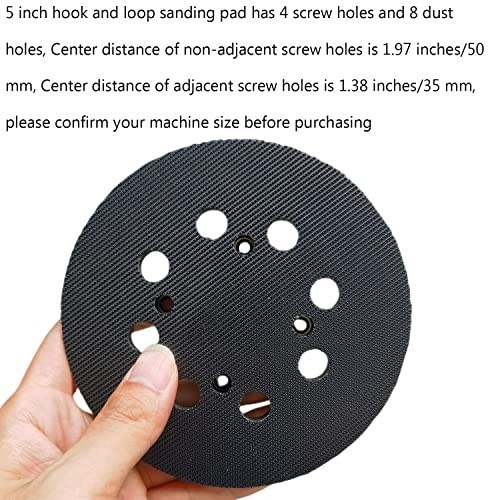 5 Inch Replacement Sander Pad for Craftsman CMCW220B & CMEW231 Sander 5″ 8 H