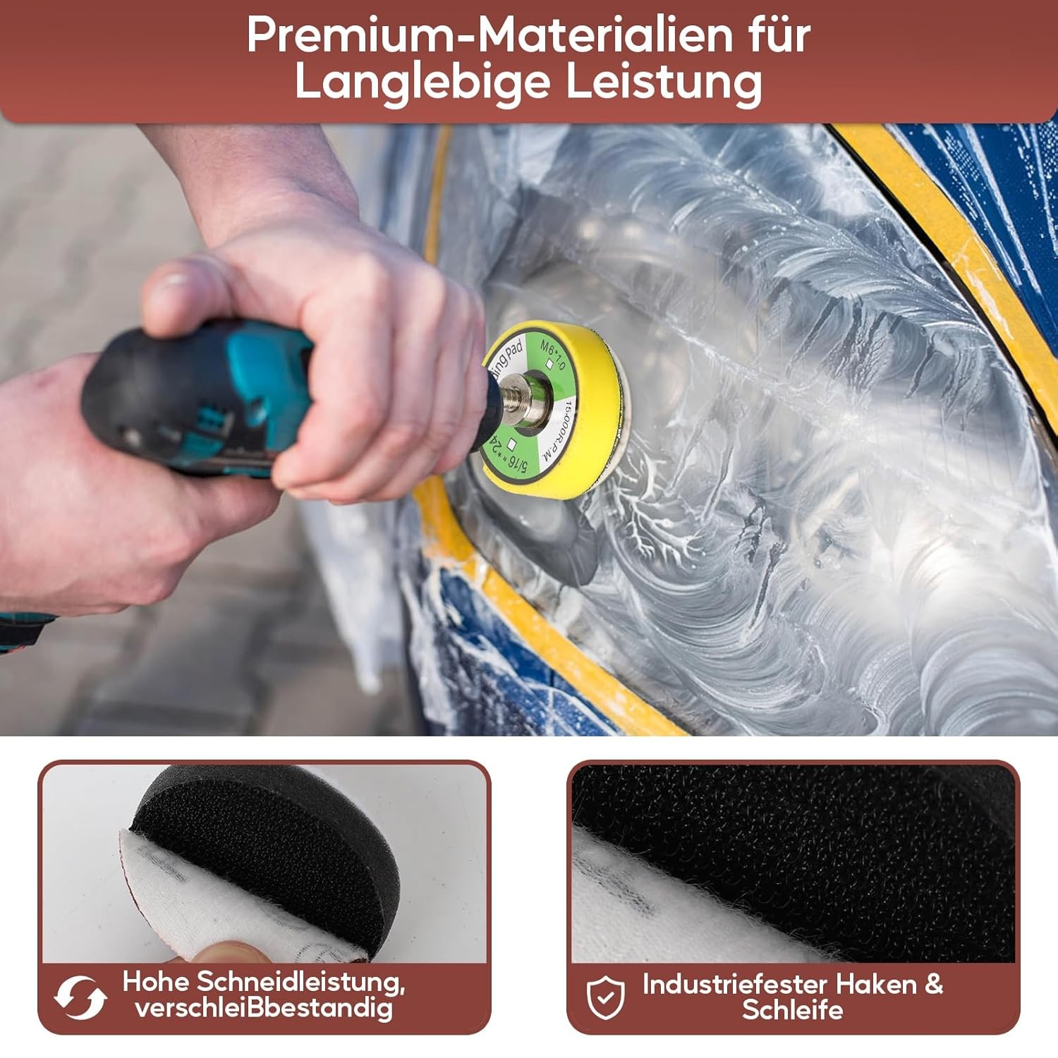 312Pcs Sanding Discs, 50mm Hook Grit 80/120/240/320/400/600/800/1000/2000/3000.√