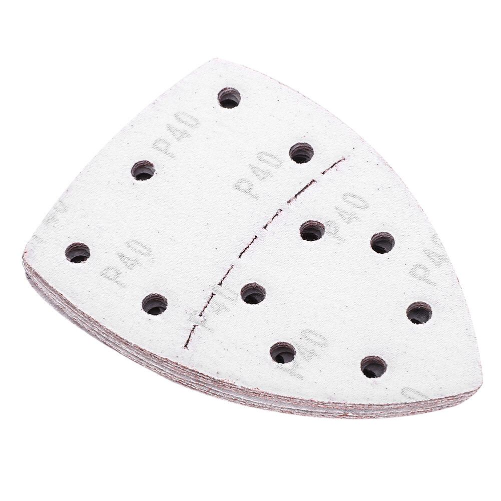 60PCS 105x152mm 15Hole Mouse Sandpaper Sheet P40/60/80/120/180/240 Assorted Grit