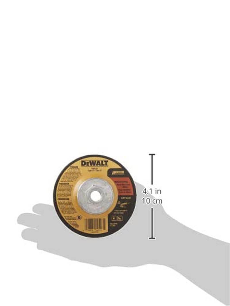 DEWALT Grinding Wheel, General Purpose for Metal, 4-1/2-Inch X 1/4-Inch X 5/8-In