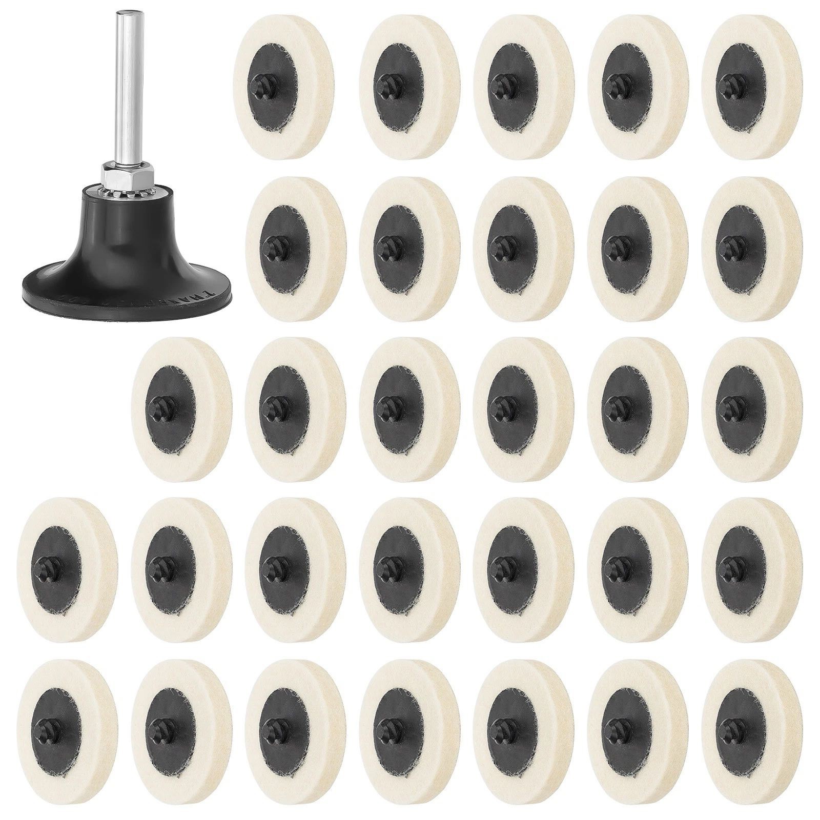 Fit a maximum speed of 30,000 RPM Polishing Buffing Pads 2 Inch Disc Pad Holder