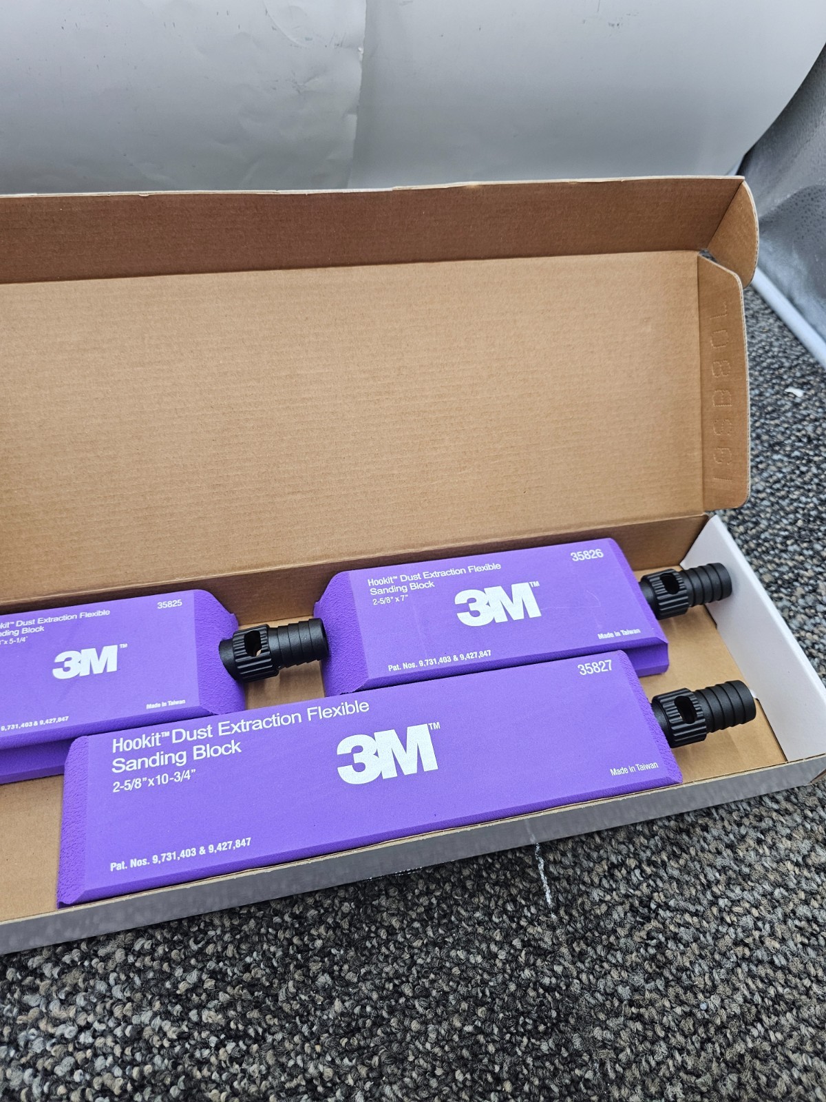 3M 35829 Hookit™ Dust Extraction Flexible Sanding Block Assy 35825 35826 35827