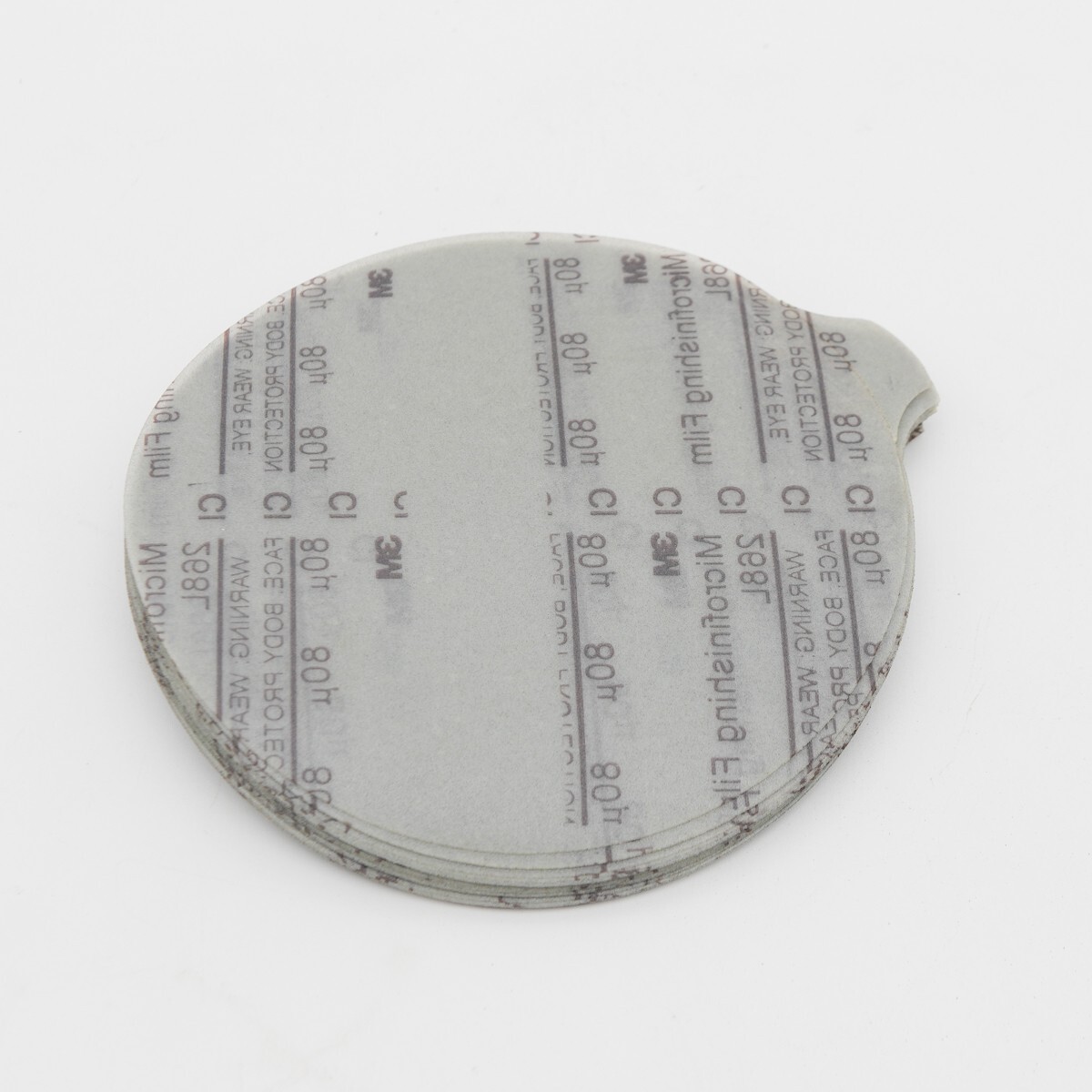 3M Sanding Discs – 6in -80mic – 268L Microfinishing Film PSA Discs – 14855 (x25)