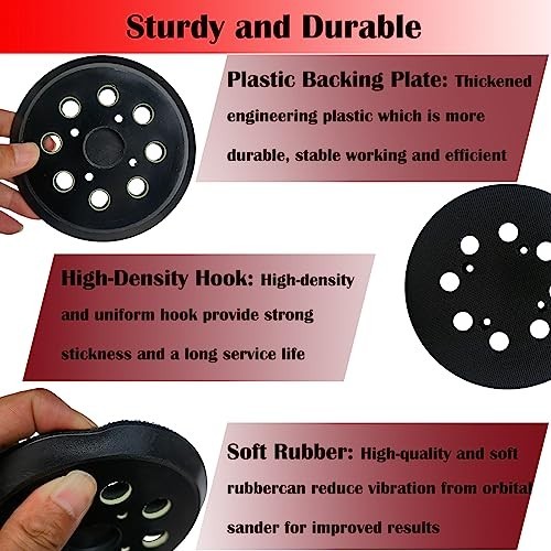 5 Hook & Loop Replacement Sander Pad for Craftsman 315 Random Orbit Sander