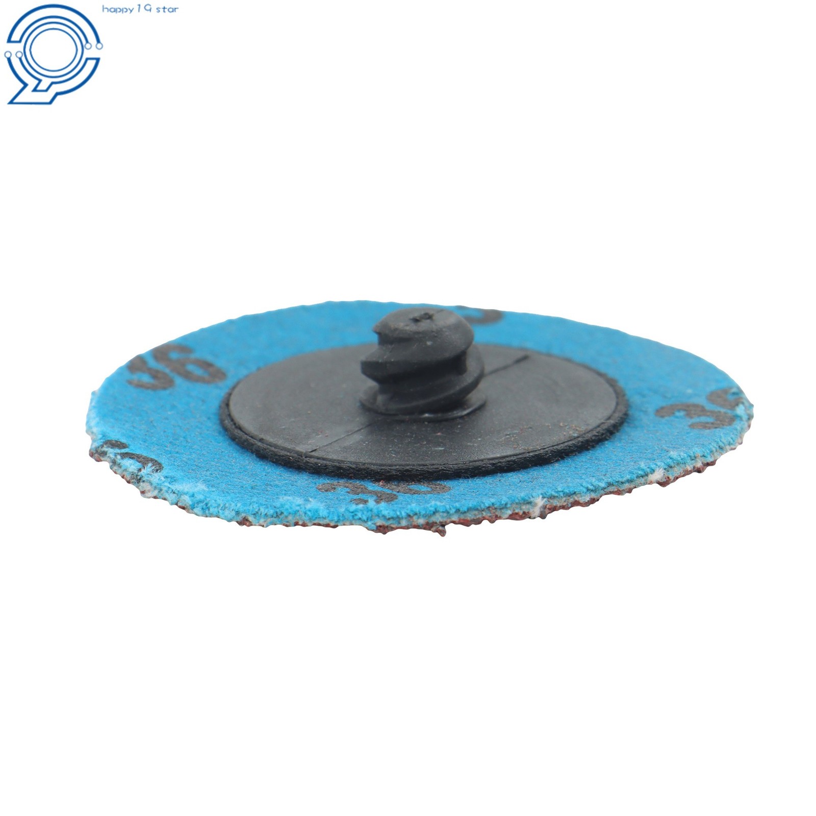 50PCS 2 Inch Aluminum Oxide Roll Lock Die Grinder Sanding Grinding Disc 36 Grit
