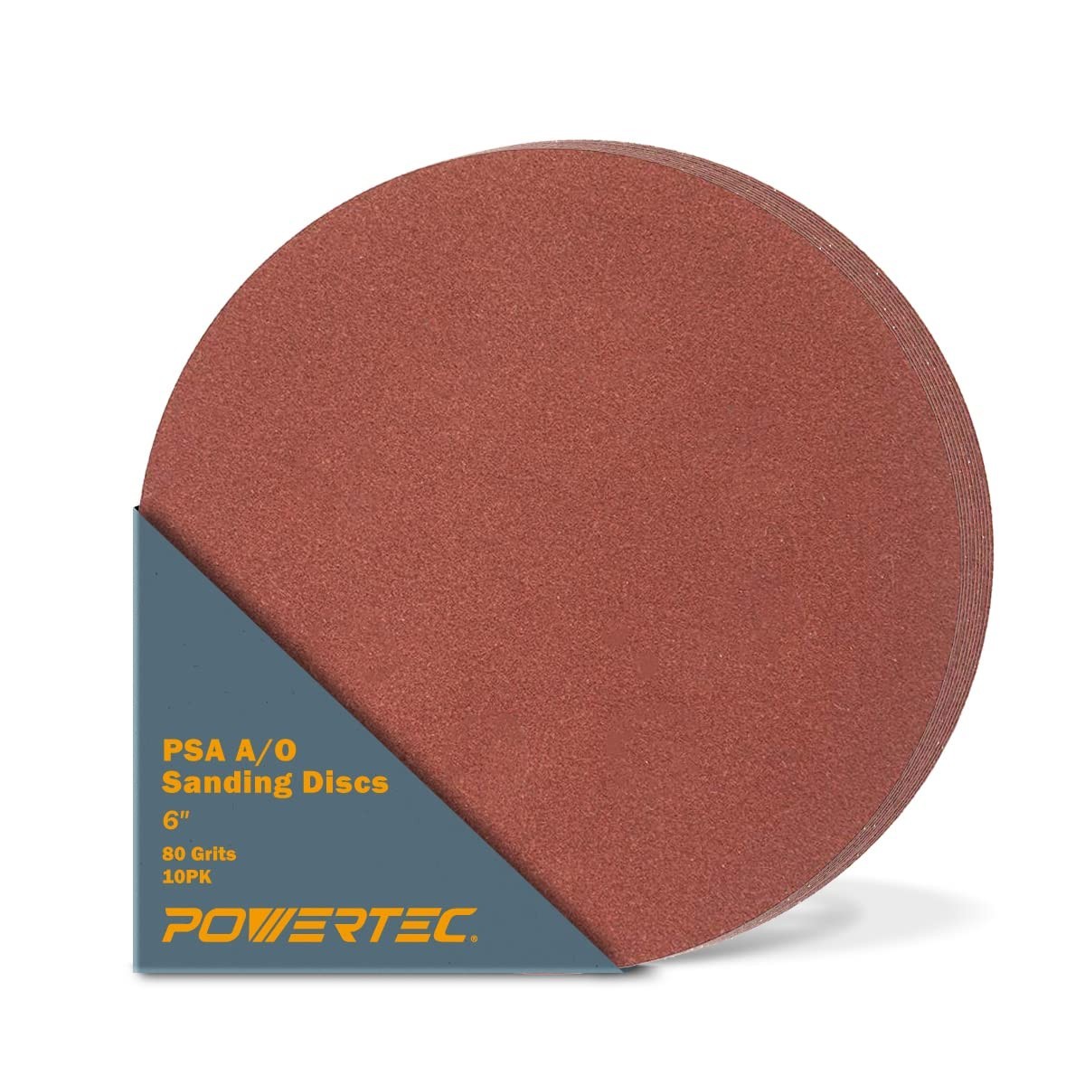 Efficient 6-Inch 80 Grit Sanding Discs – Self-Stick for Rust Removal & Finishing