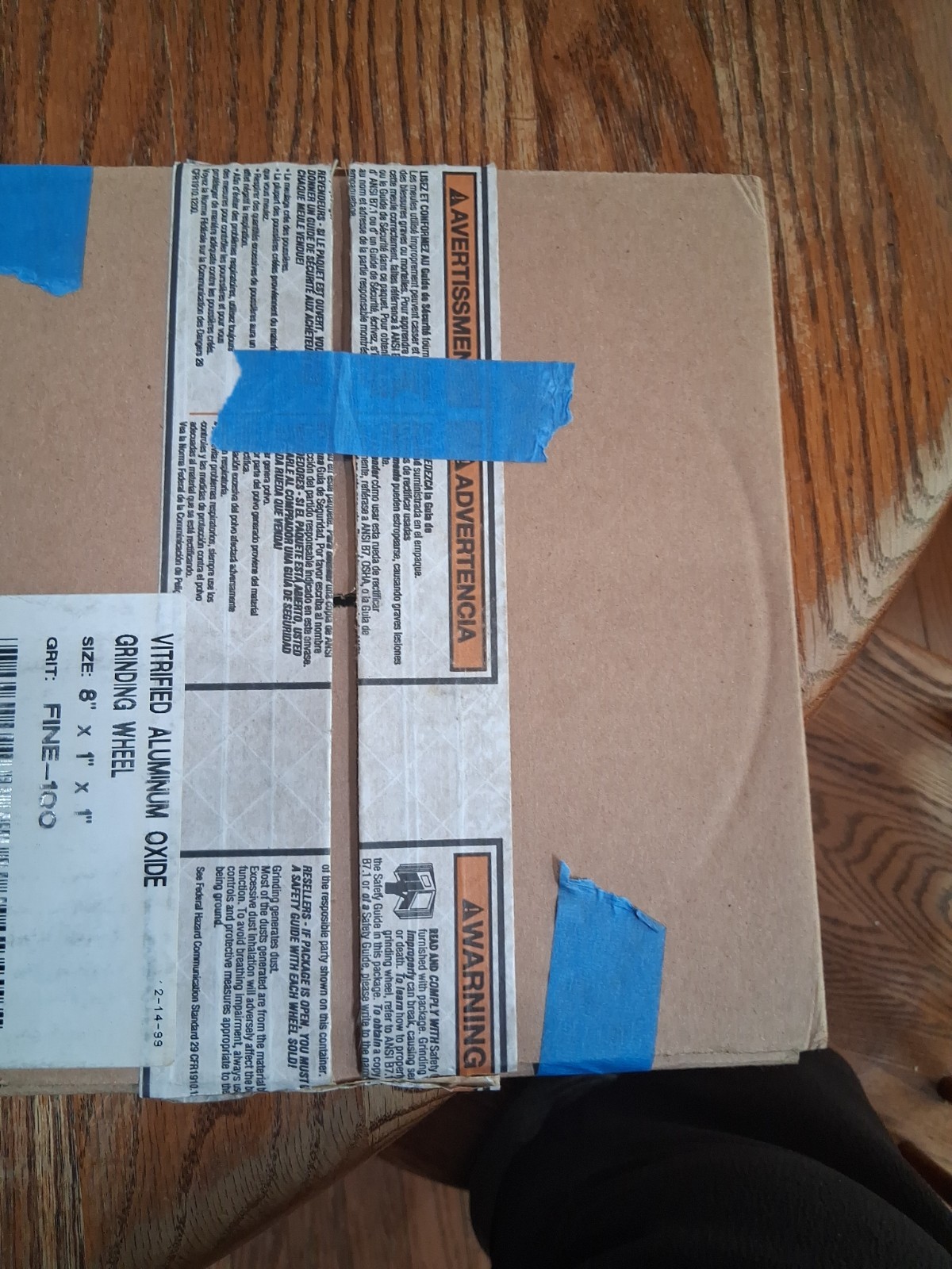 SEARS Craftsman 8″ X 1″ #9 64354 Aluminum Oxide Grinding Wheel NIB