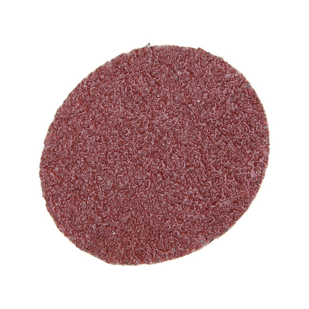 25/50Pc 2” Sanding Discs Roll Lock Type Pad 24/36/60/80/120/180/240 Grit