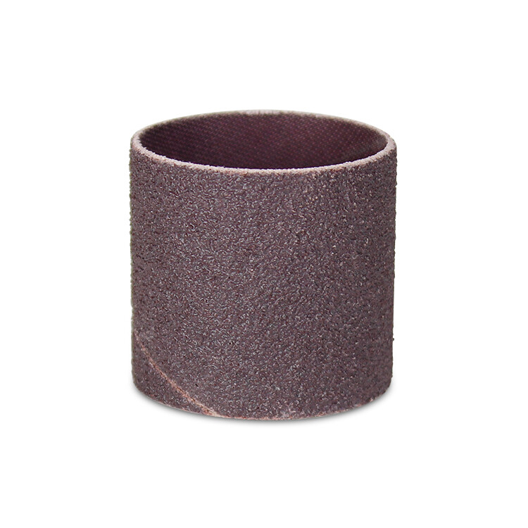 1″ x 1″ Aluminum Oxide Spiral Bands, No Lap Sanding Sleeves – 10 Pack