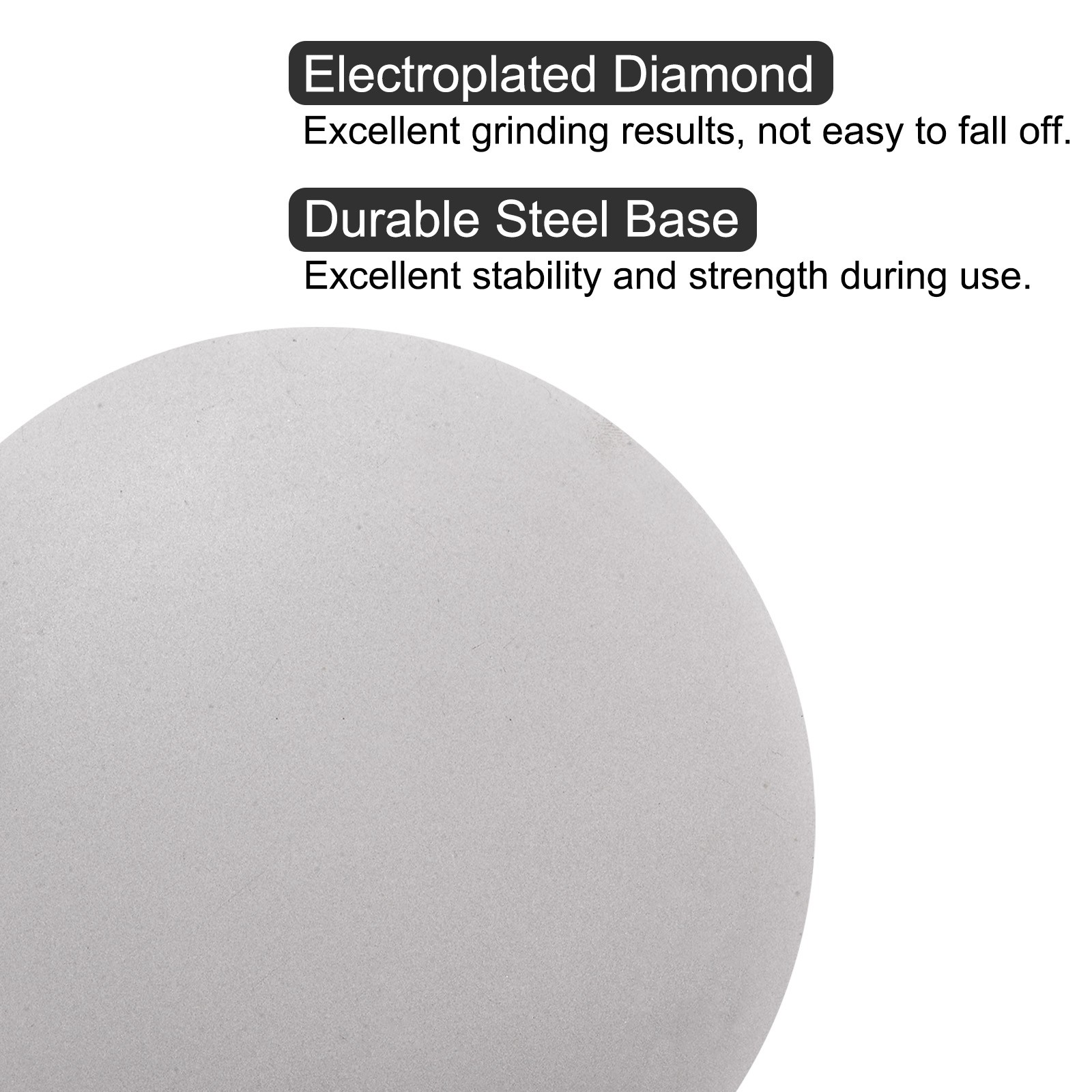 Diamond Sanding Grinding Disc 12″ Grit 600 No Center Hole Flat Lap Wheel Disk