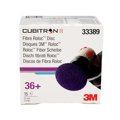 3M Cubitron Ii Roloc Fibre Disc 786C 33389 3 In 36 Grit 15 Pack High