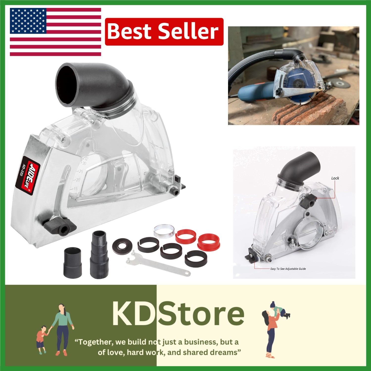 Dust Collection Guard for Angle Grinders
