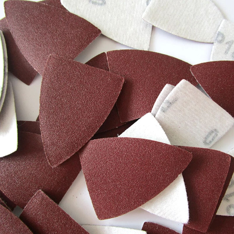 38x52mm Dry Triangular Sandpaper Polish Sanding Grit P60 P80 P120 P180 P240 P320
