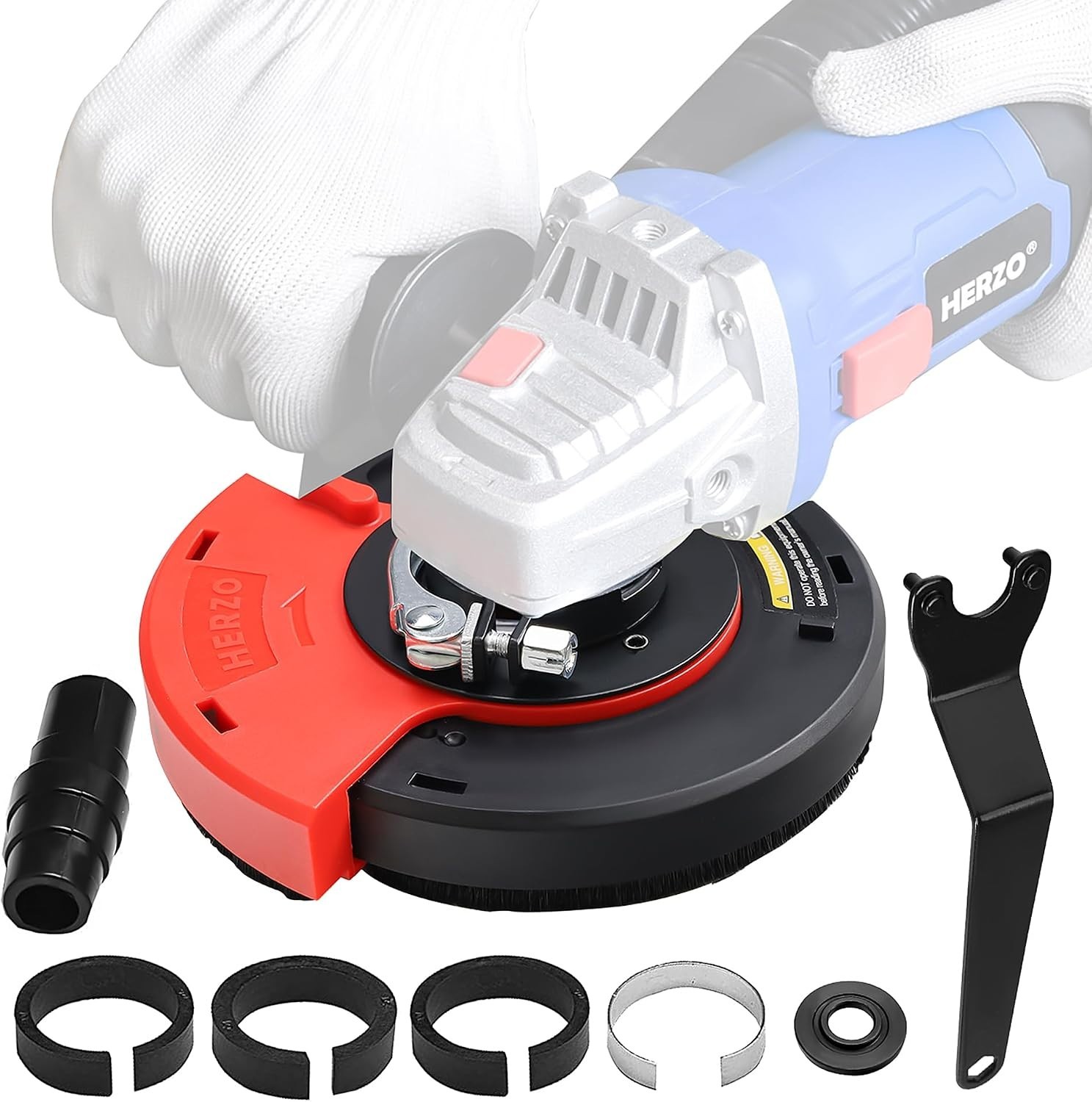 All-in-One Dust Collection Shroud and 5″ Cup Wheel for Angle Grinder Excellence