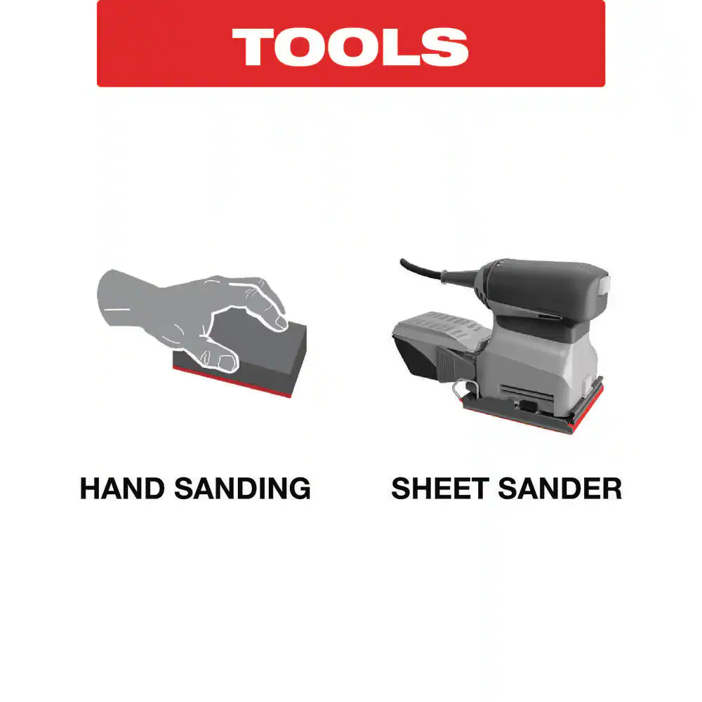 4-1/2 In. X 5-1/2 In. 220-Grit Palm Sander 1/4 Sanding Sheets