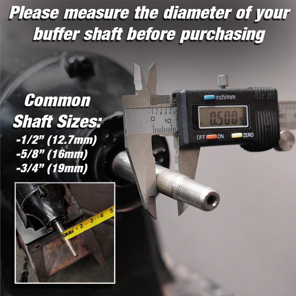Pryme Fine Cleaning Wheel | Scotch Scuff Abrasive Bench Grinder Buffing 400 Grit