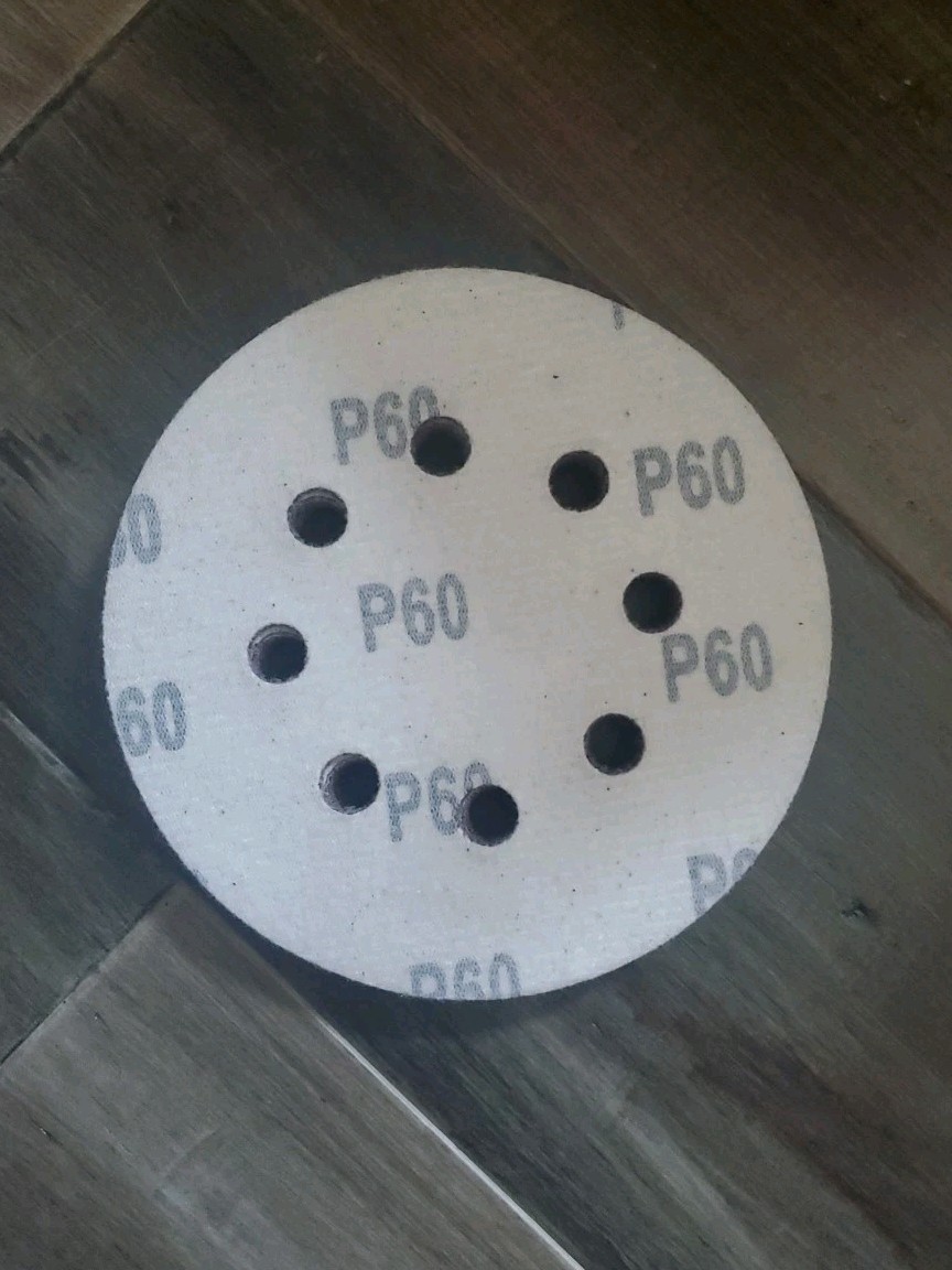 5″ 8 Hole P60 Sanding Disc-100 Pieces 60-2000 Grit