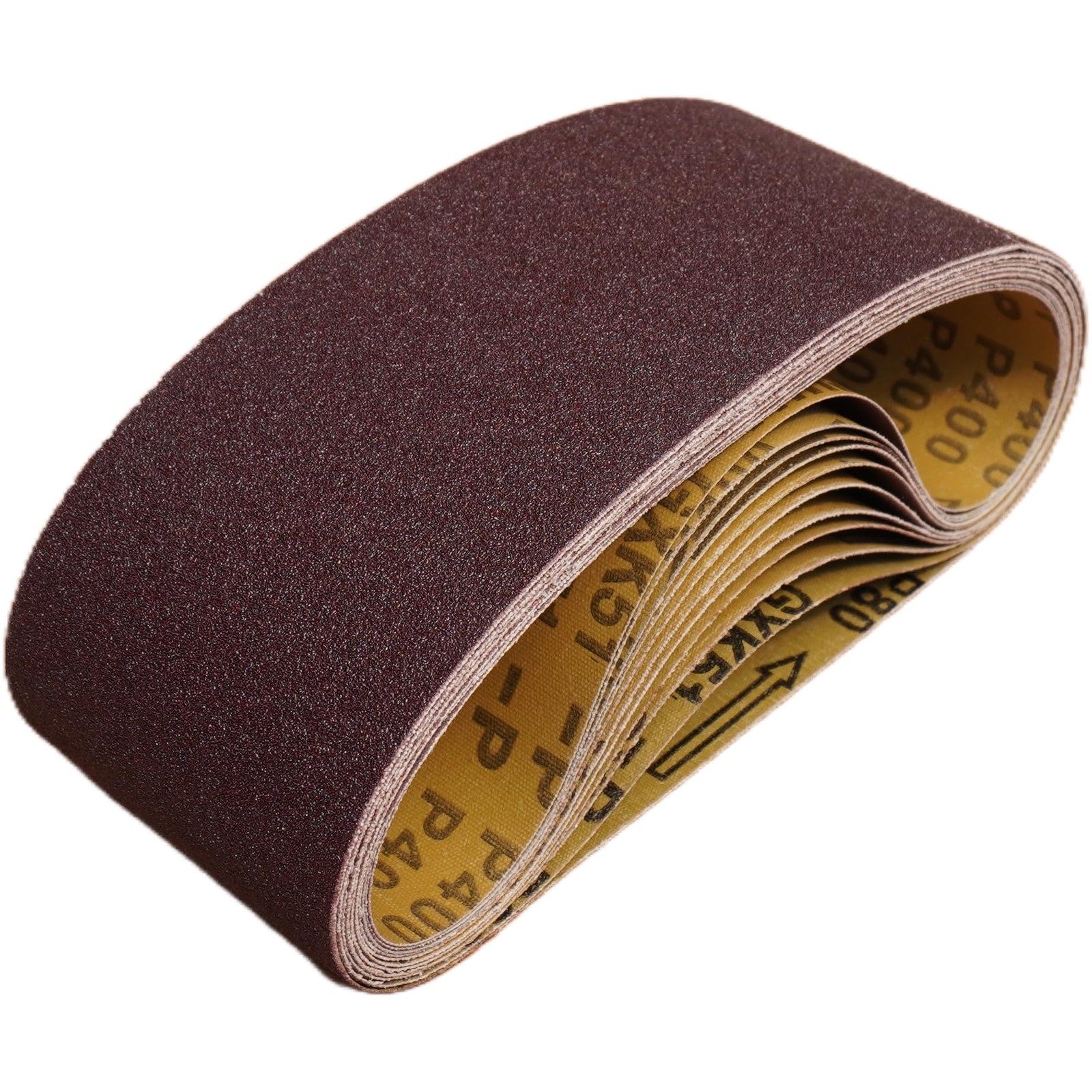 3×18 Inch Sanding Belts: 20 Pack 80–400 Grit — Anti-Clog Furniture Restoratio…