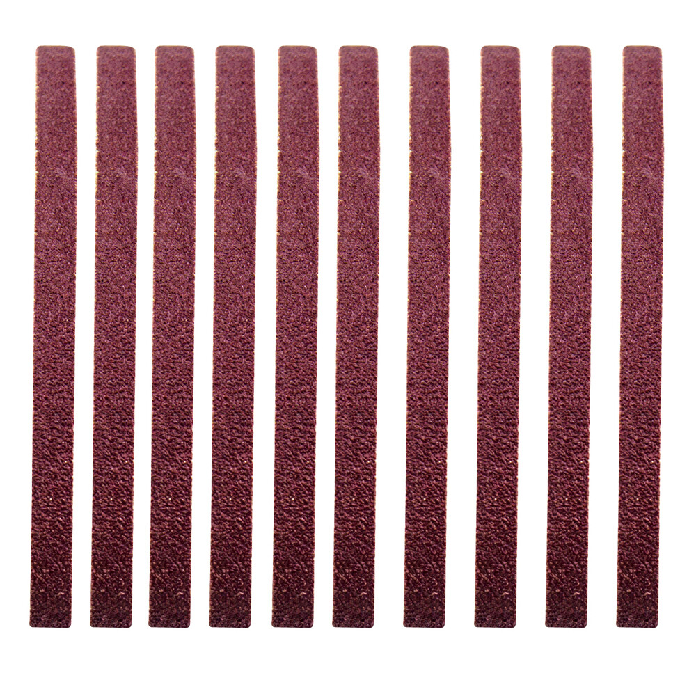10pcs 0.6″ * 13″ Sanding Belts Set Grit Grinding and Polishing 60-1000# U9B5