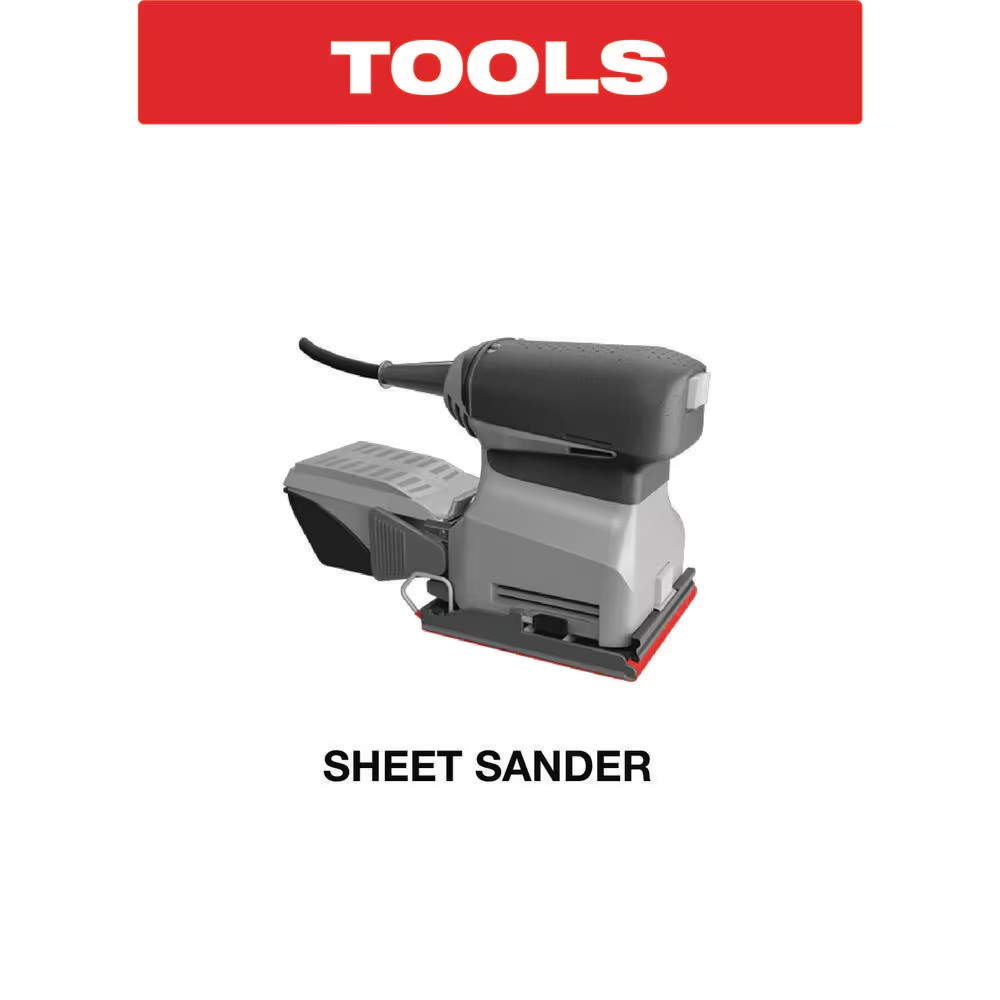 4-1/2 In. X 5-1/2 In. 100-Grit Palm Sander 1/4 Sanding Sheets