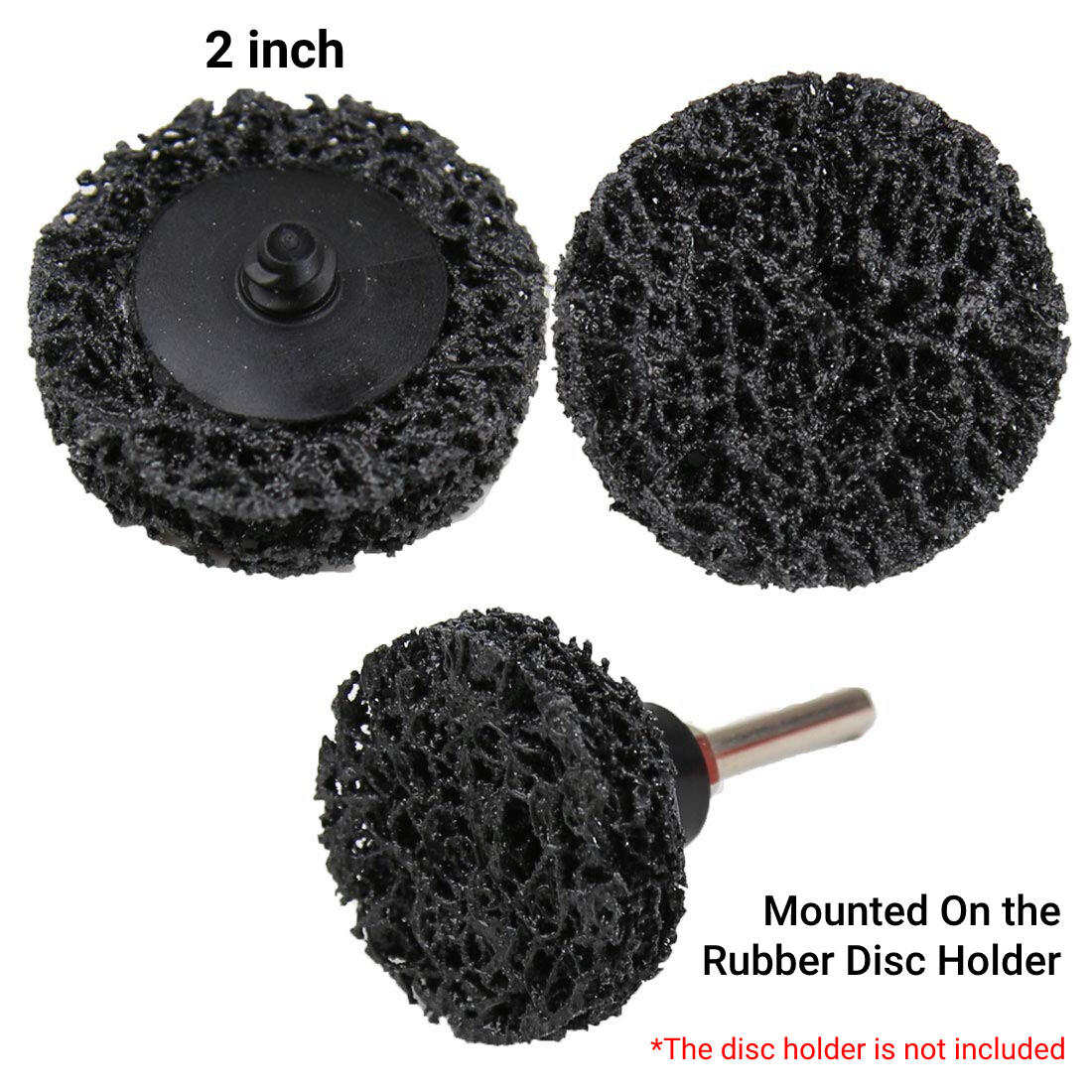 SATC 100PCS Roll Lock Grinder Stripping Sanding Discs Paint Rust Removal Wheels