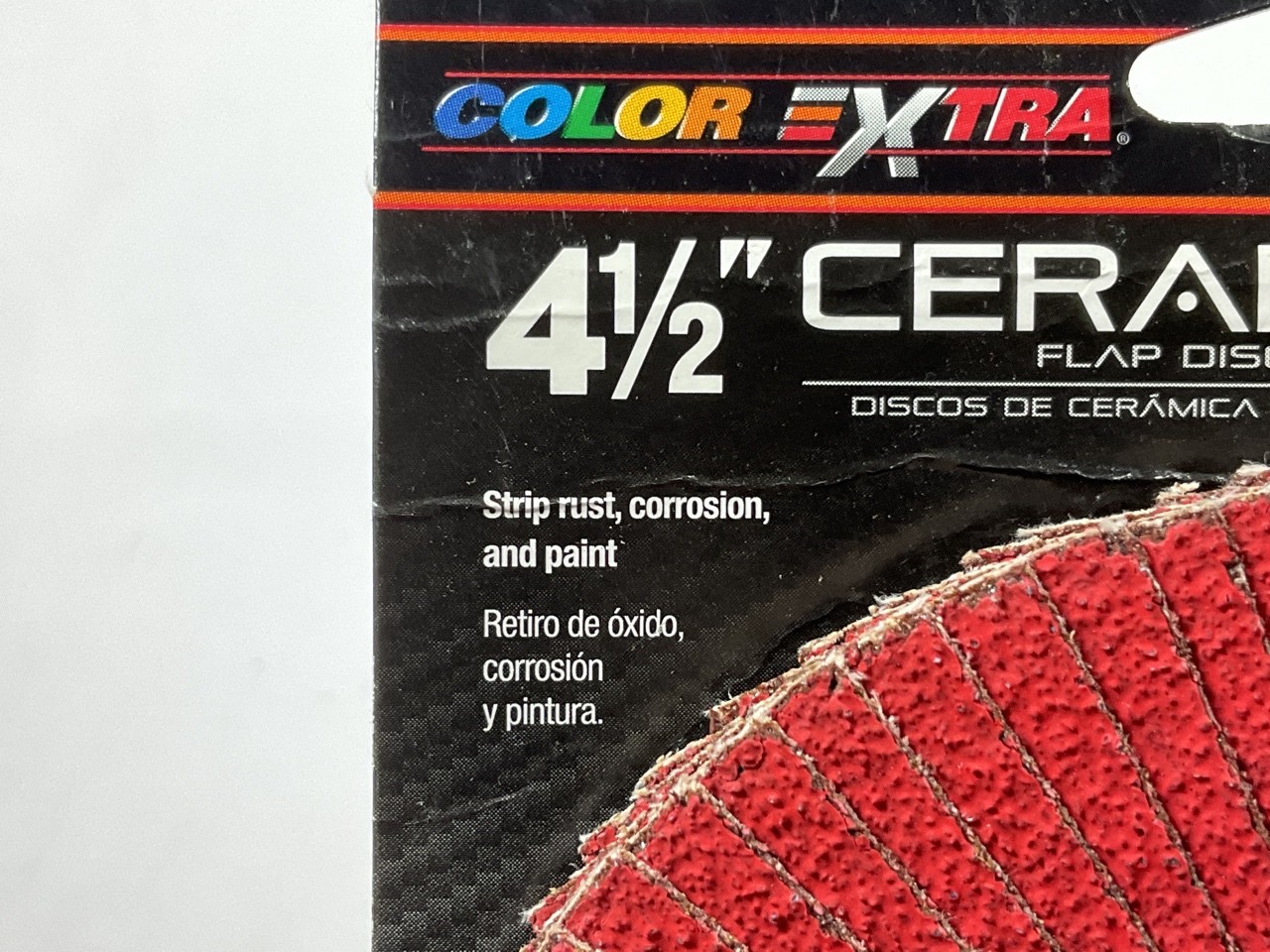 Color Extra CX8315 4-1/2″ Ceramic Flap Disc P60 60 Grit