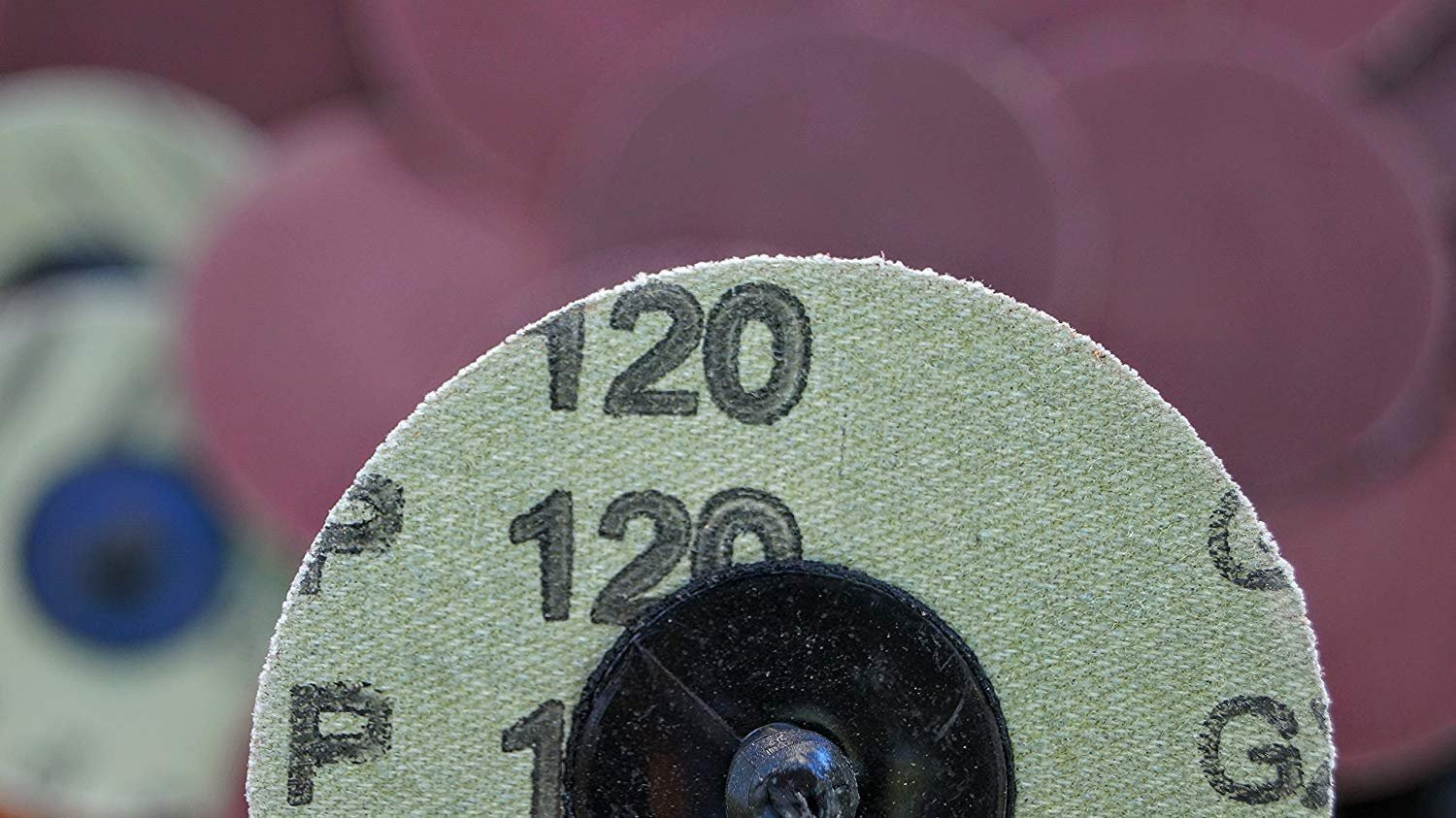 25PC 3″ ROLOC DISCS 120 GRIT R TYPE SANDING ABRASIVE ROLL LOCK MEDIUM – NEW!