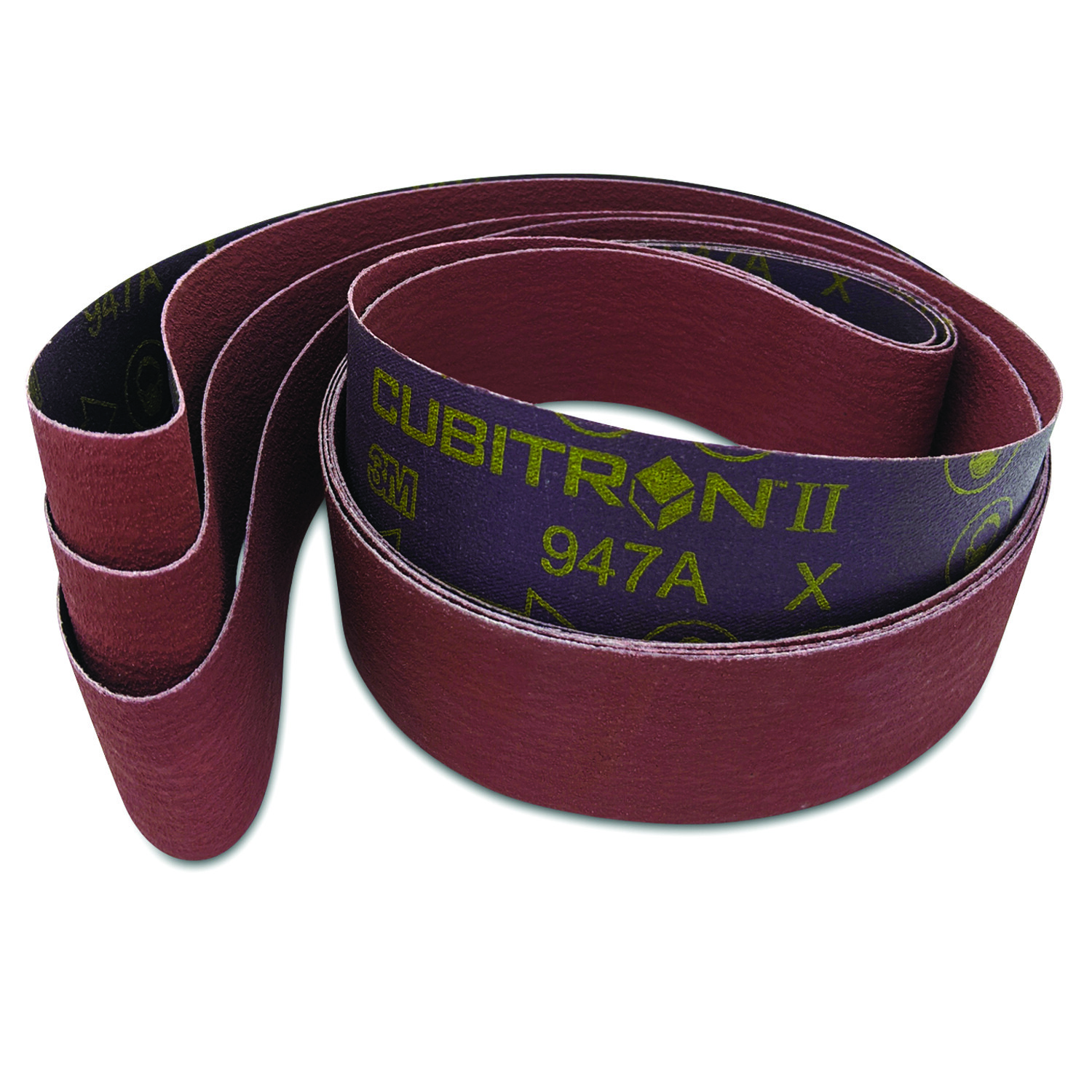 2 X 72 INCH 3M CUBITRON II CERAMIC 36 GRIT GRINDING BELTS -3 PK