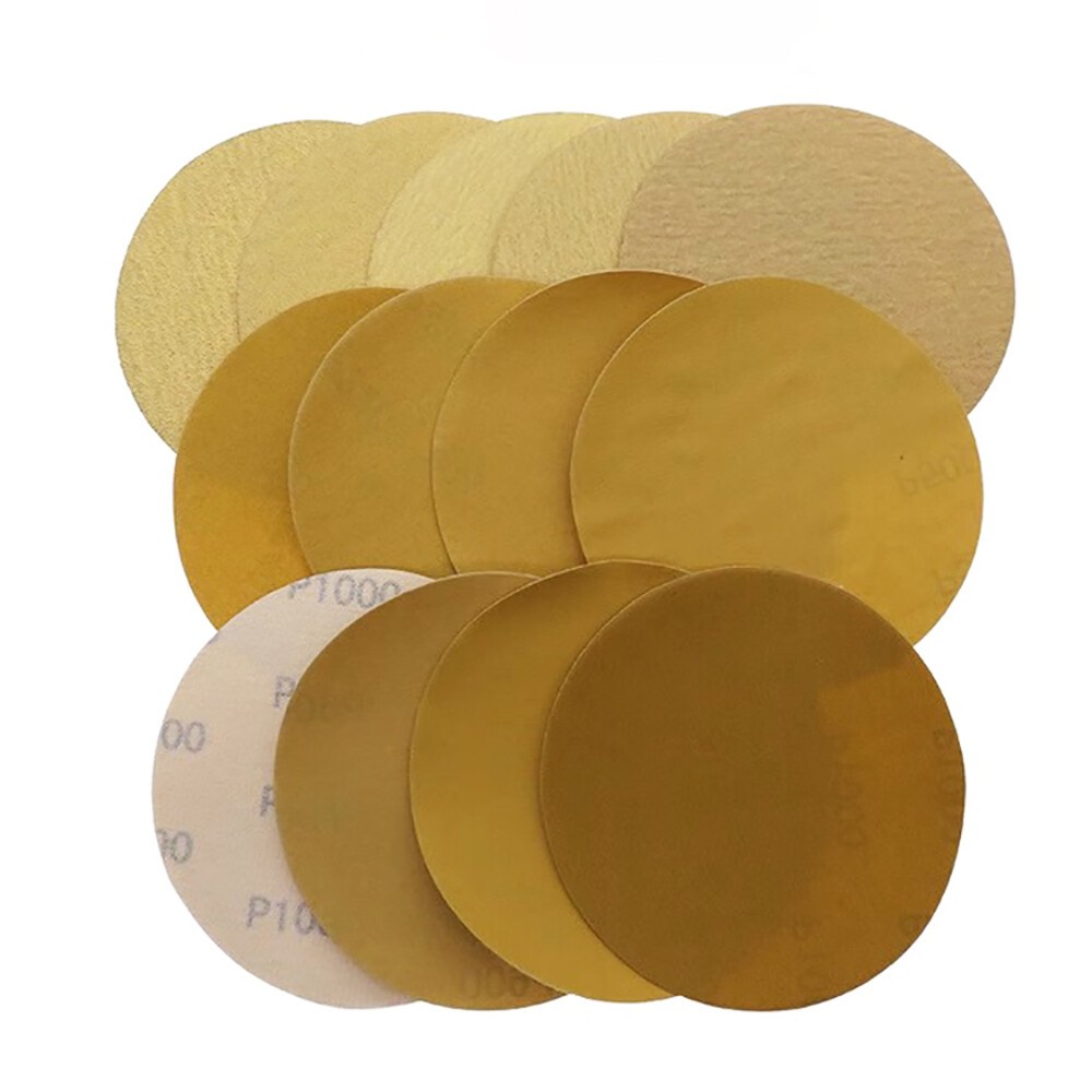 75/125/225mm Self Adhesive Sanding Disc 80-1000 Grit Hook & Loop Sandpaper Pads