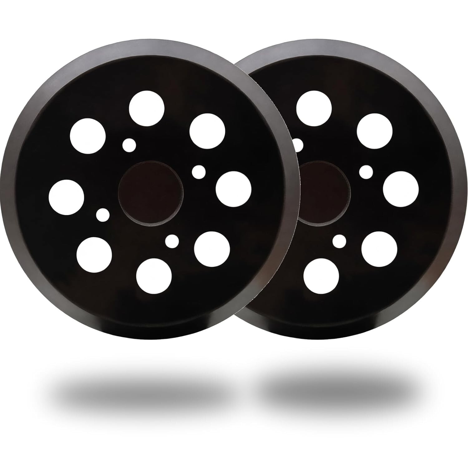 2 Pack 5 Inch 8 Hole Hook and Loop Sander Pad for Ridgid R2600, R2601 5″ Rand