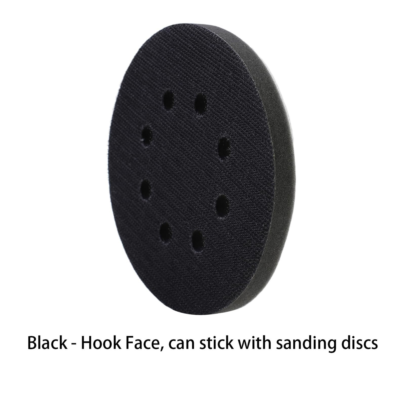 IPELY 2 Pack 5 Inch 8 Holes Foam Interface Pad Surfprep Foam Sanding Pads for Bu