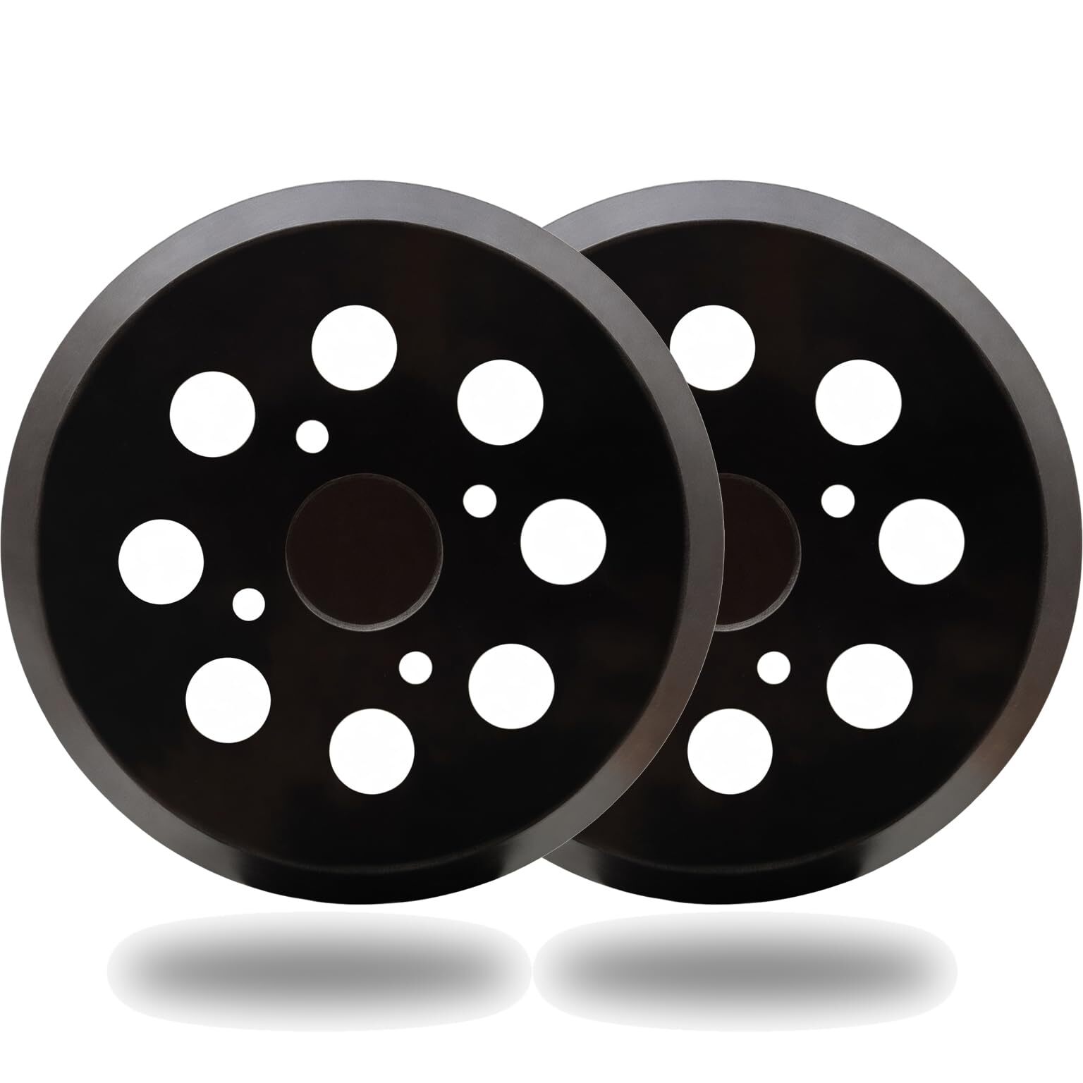 2 Pack 5 Inch 8 Hole Hook-and-Loop Orbital Sander Pad for Ryobi RS290, RS240,