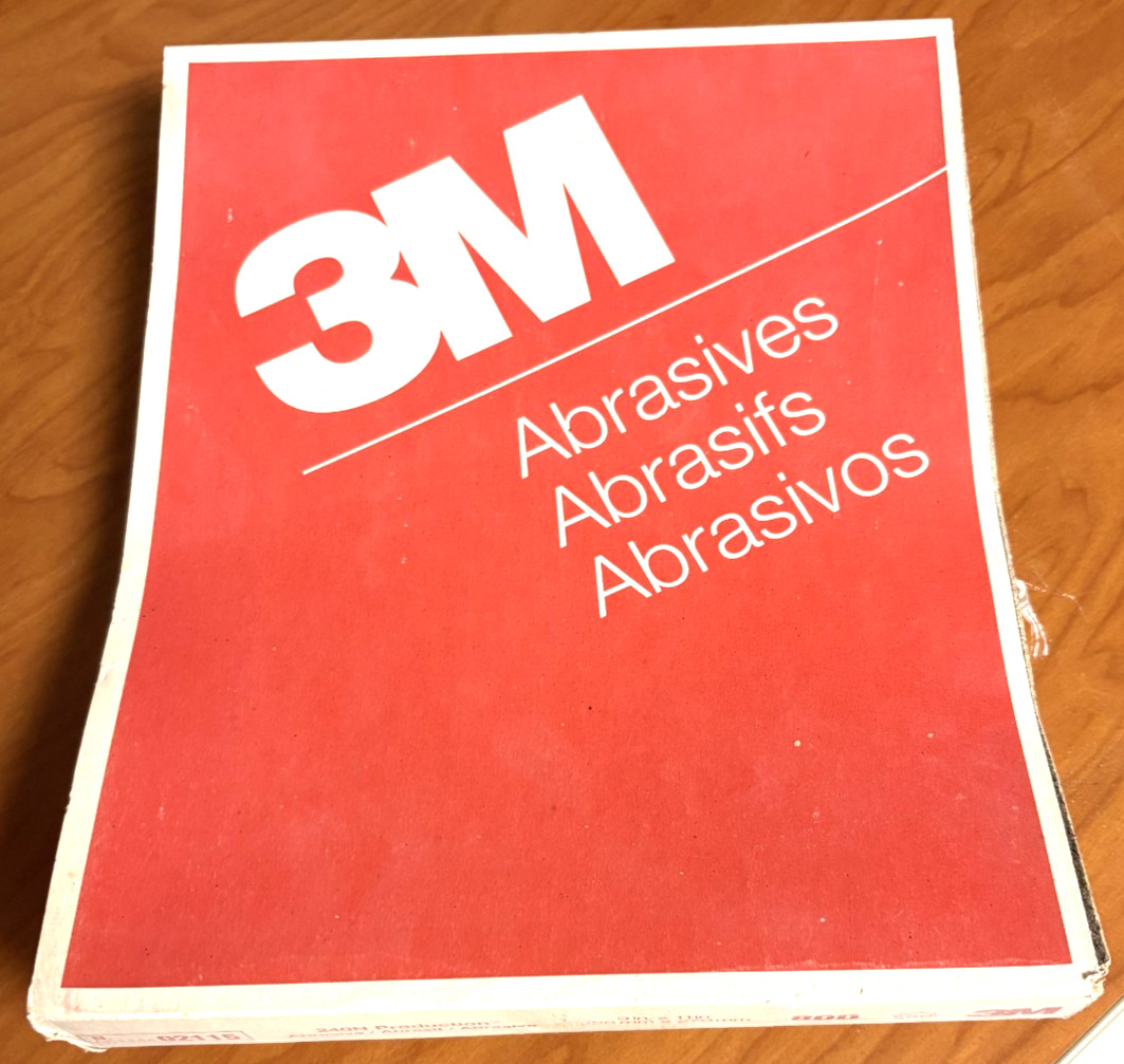 3M 02115 240N Production Sandpaper 80D Grit 9″ X 11″ – PACK OF 25 SHEETS