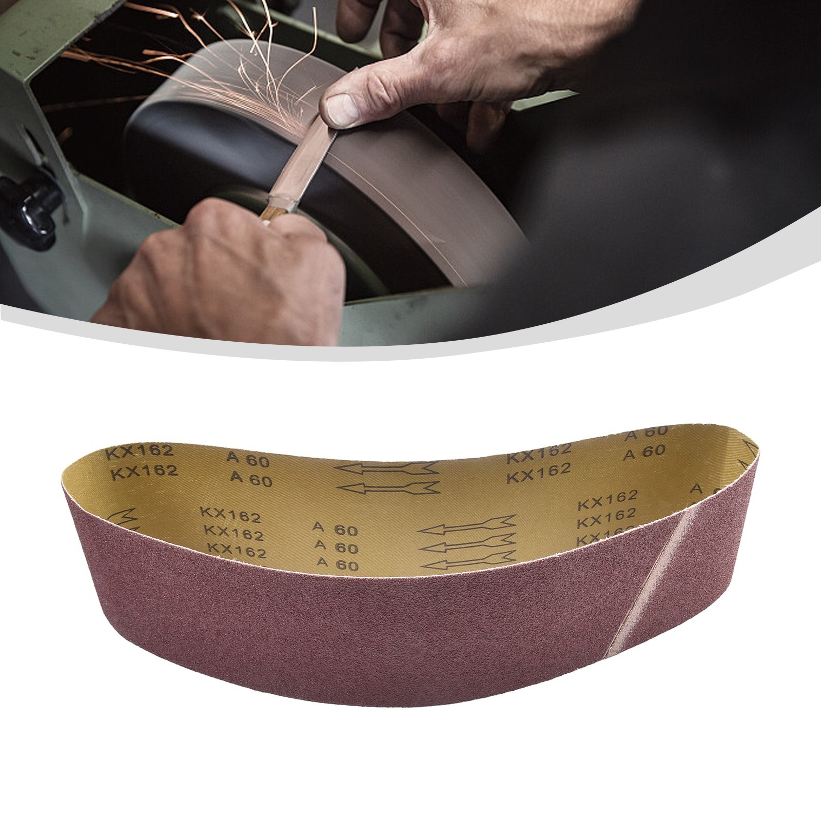 1pc Sanding Belt 4 by 36 Inch 100 x 915mm for Furniture and Wood Polishing