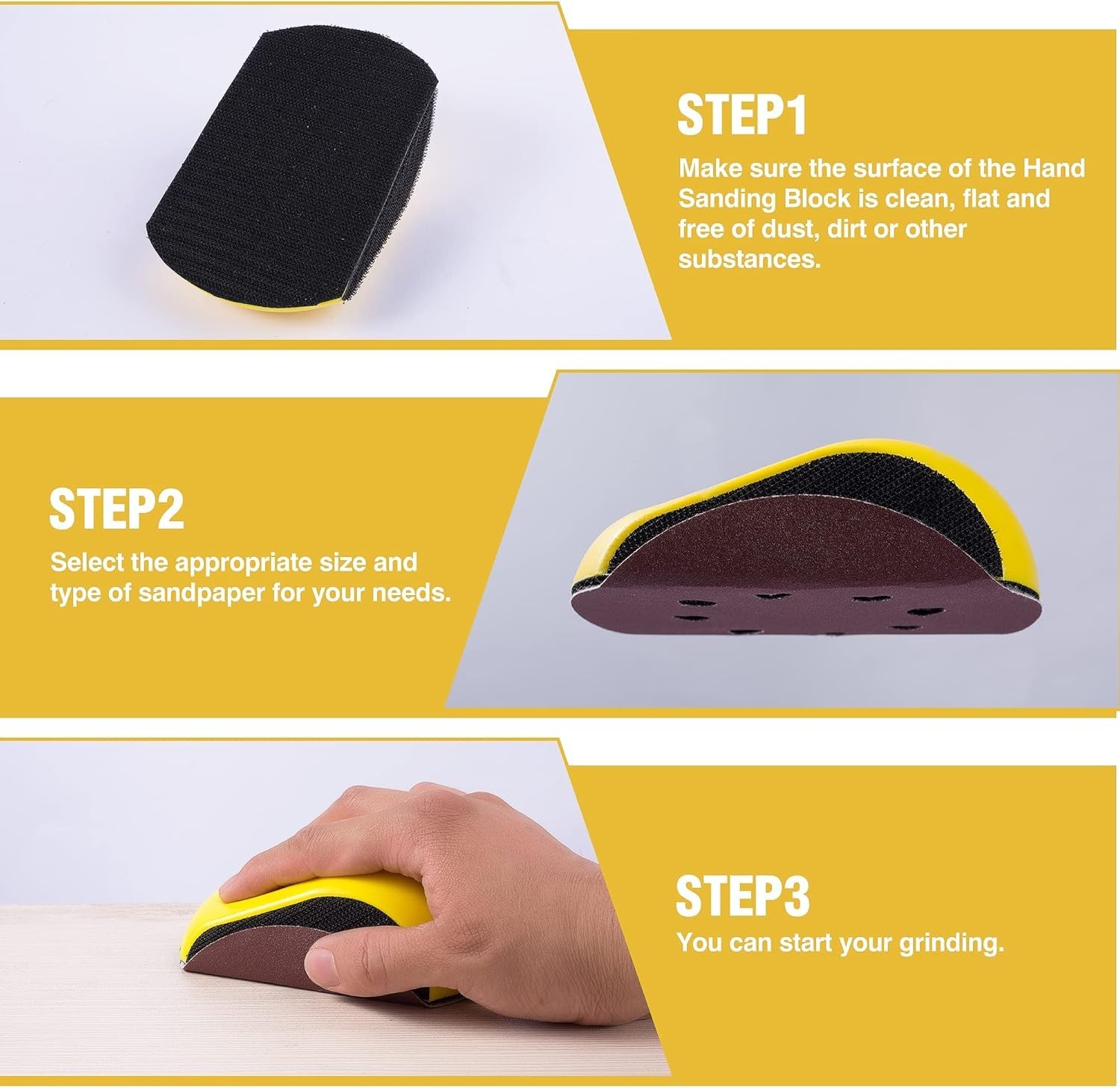 2/4 tacos para lijar de lija lijado manual autos carpinteria muebles manualidade