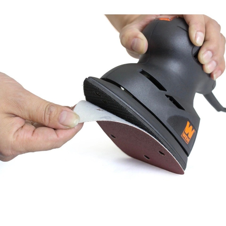 30 pk – Wen Detailing Palm Sander 6301 80/100-Grit Hook and Loop Sandpaper