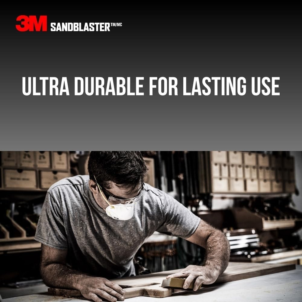 3M SandBlaster Sanding Sponge 3.75″ x 2.5″ x 1″ 20907-180