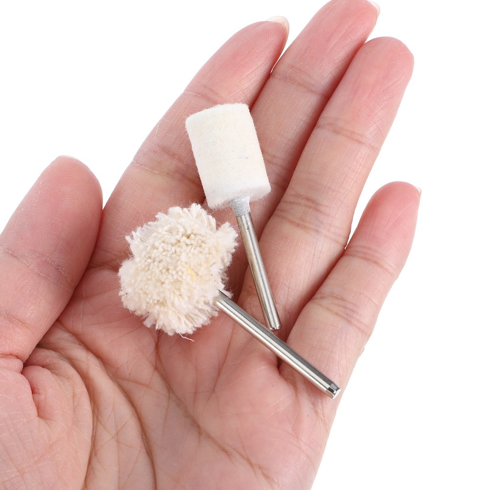 50 Pcs Mini Polishing Buffing Wheel Brush Kit for Jewelry Watch Repair