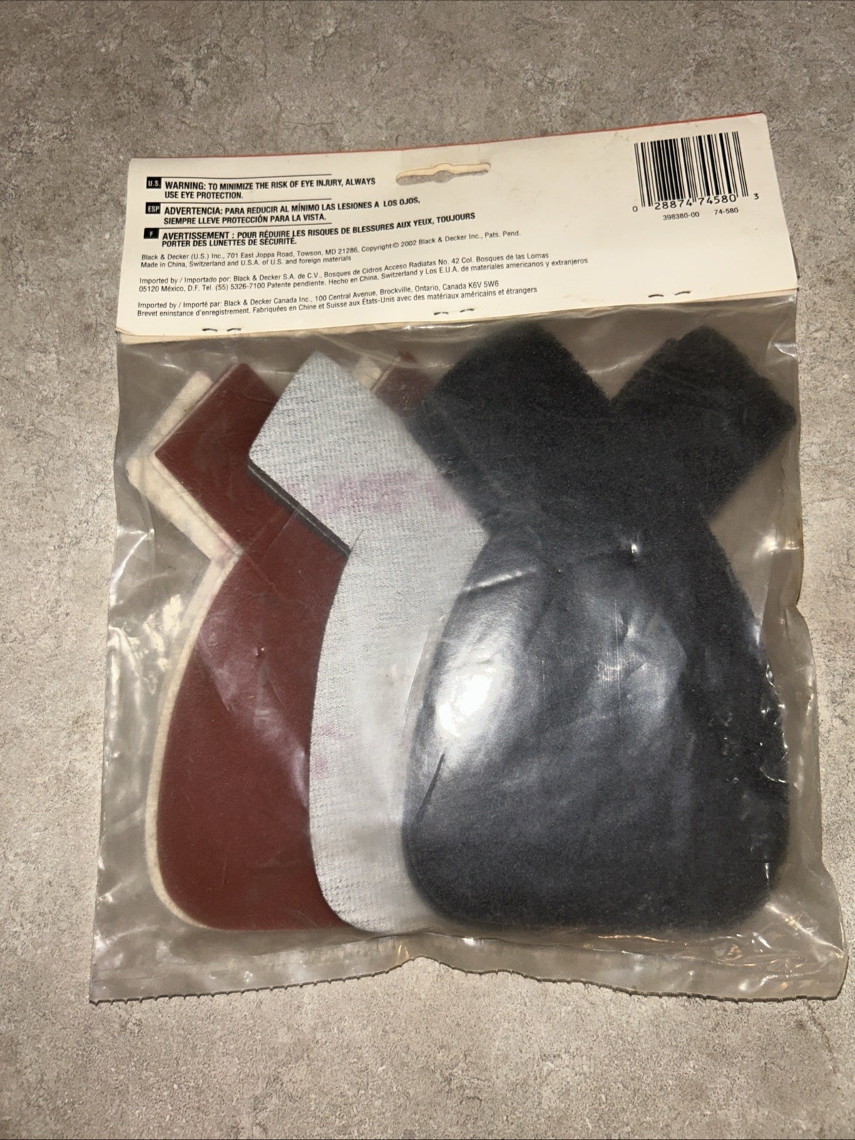 Black & Decker 74-580 Mouse Polishing Kit Fits MS500 Sander NEW NOS NIP 2002