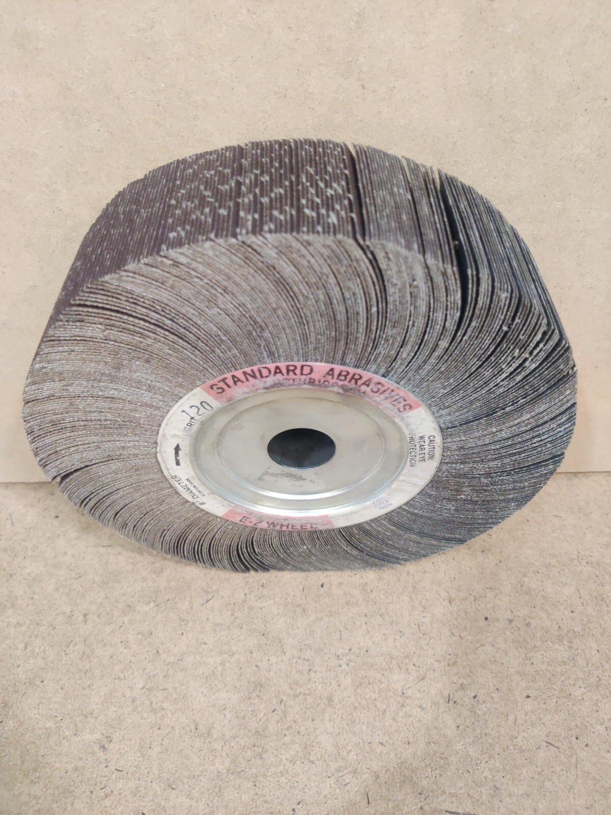 High Quality 8x2x1 FLAP WHEEL Standard Abrasives 120 Grit EZ Wheel