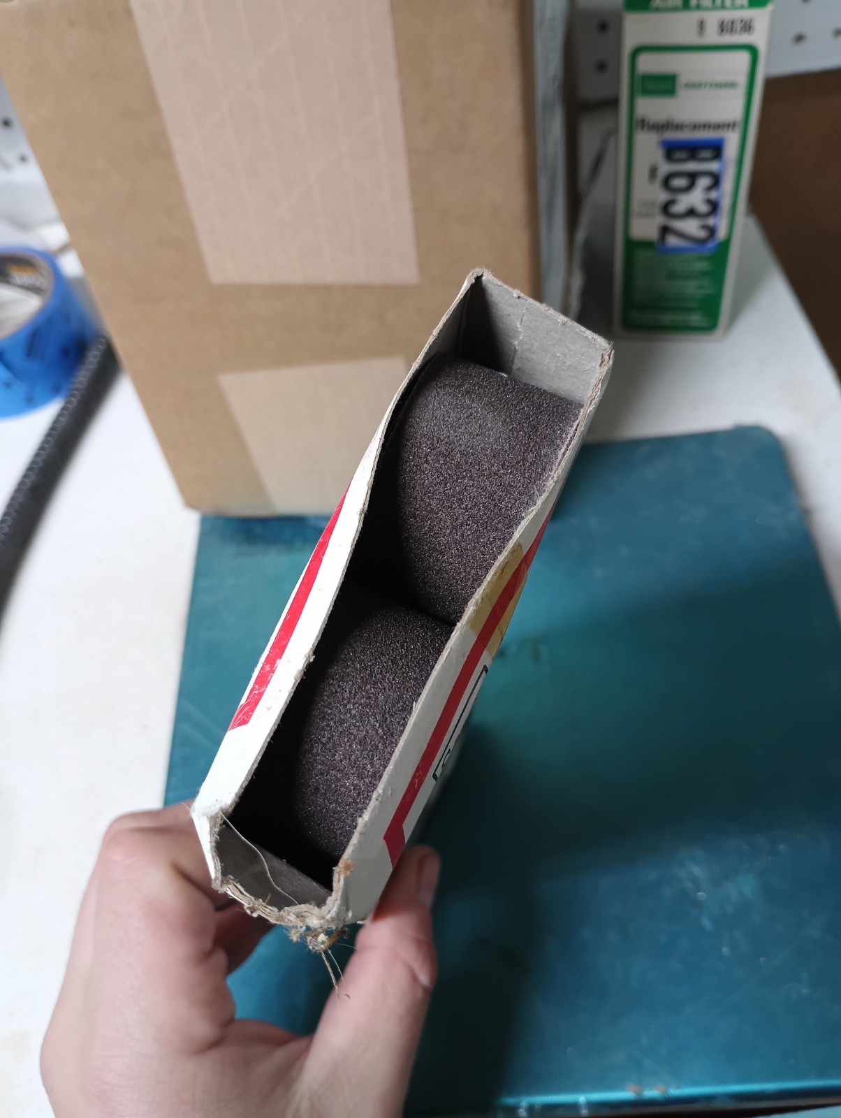 Sears 3pk Aluminum Oxide Sanding Belts (Fine)